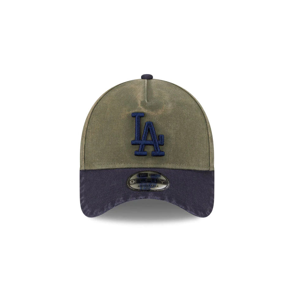 New Era L.A Dodgers 9Forty Washed (New Olive/Navy)