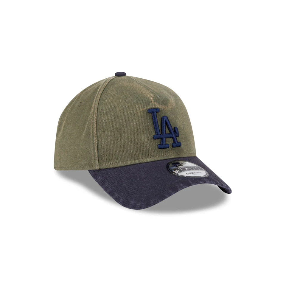 New Era L.A Dodgers 9Forty Washed (New Olive/Navy)