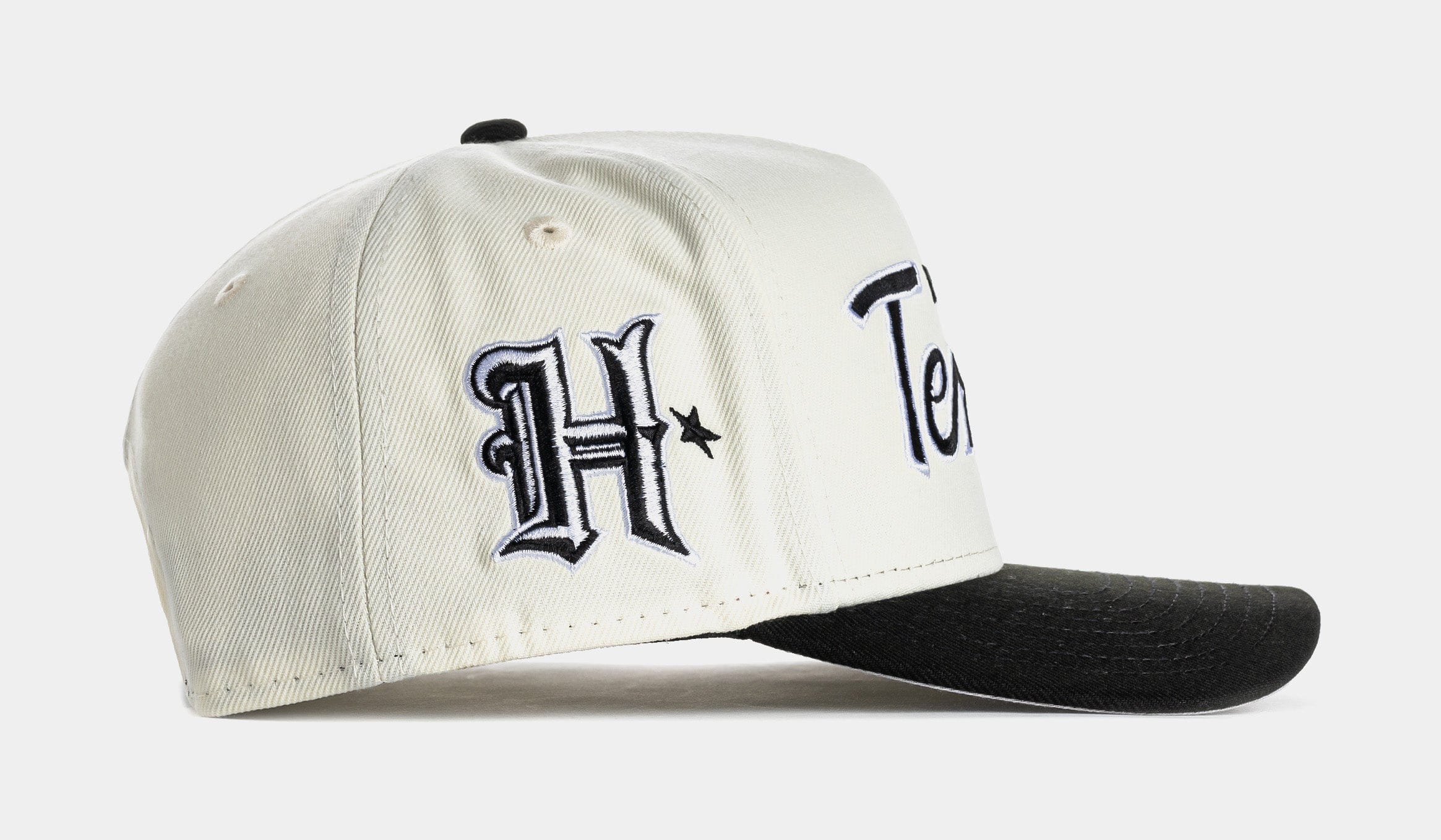 NEW ERA Shoe Palace Exclusive Houston Texans Script 950AF Snapback Mens Hat (Chrome/Black)