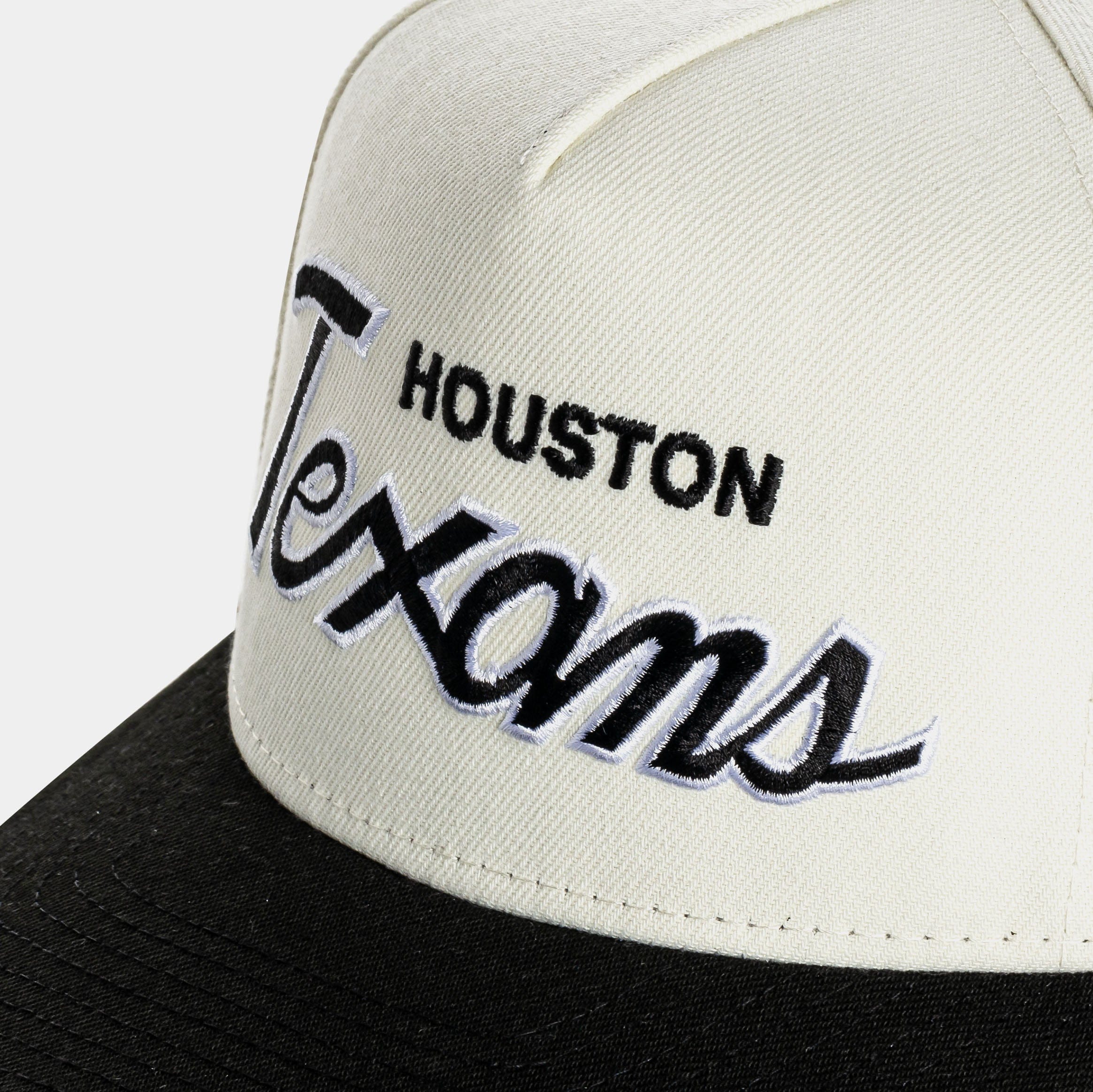 NEW ERA Shoe Palace Exclusive Houston Texans Script 950AF Snapback Mens Hat (Chrome/Black)