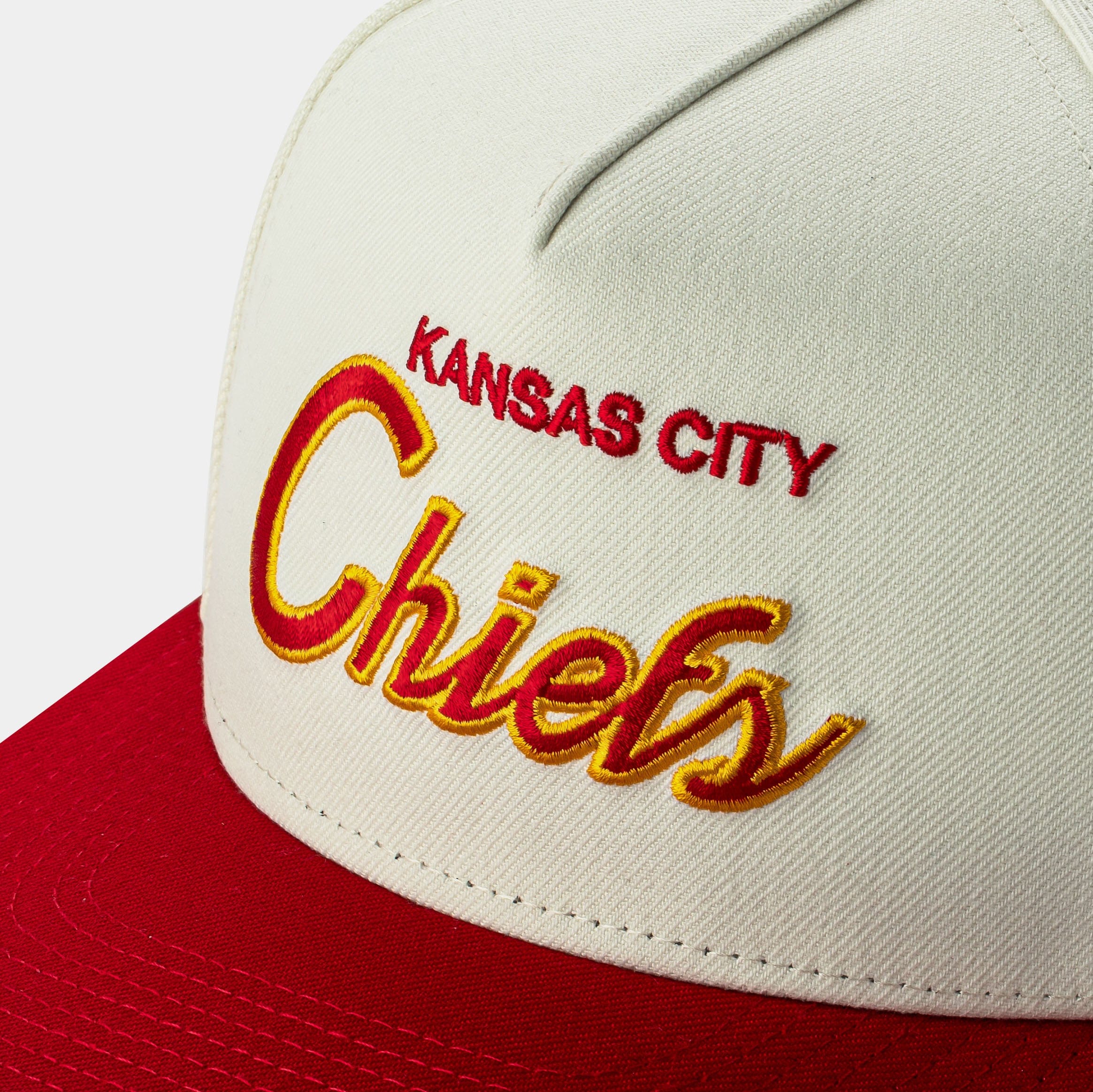 NEW ERA Shoe Palace Exclusive Kansas City Script 950AF Snapback Mens Hat (Chrome/Red)
