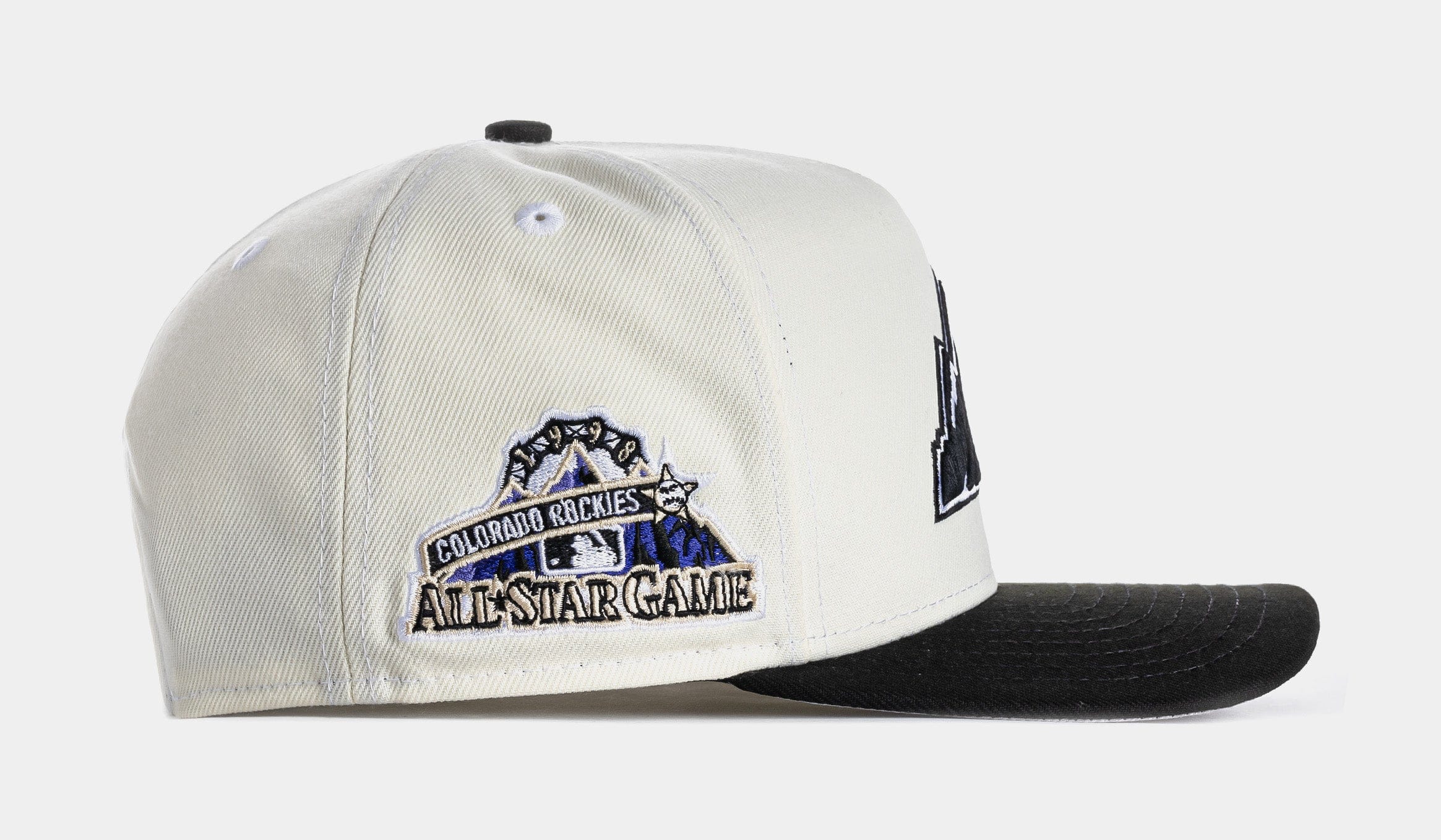 NEW ERA Shoe Palace Exclusive MLB Colorado Rockies 950AF Snapback Mens Hat (Chrome/Black)
