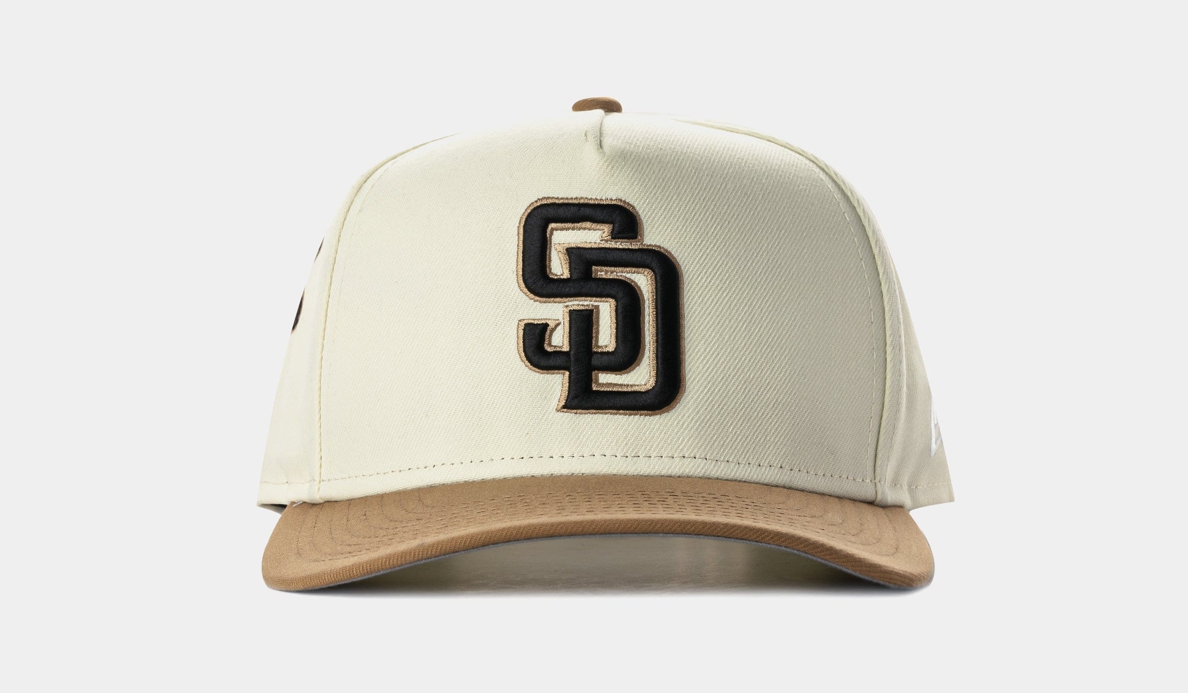 NEW ERA Shoe Palace Exclusive San Diego Padres 950AF Snapback Mens Hat (Chrome/Khaki)