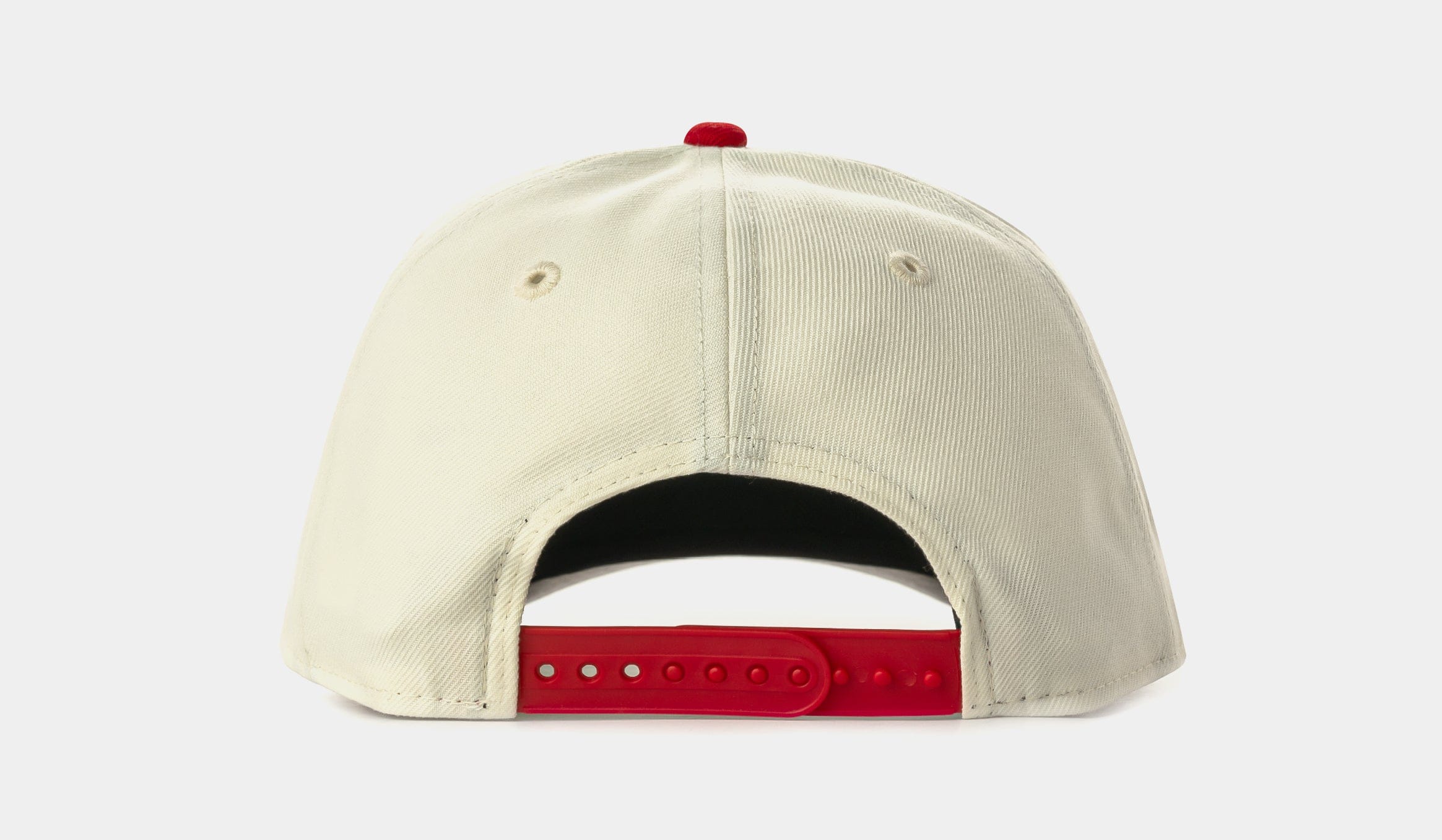 NEW ERA Shoe Palace Exclusive Los Angeles Dodgers Upside Down 950AF Snapback Mens Hat (Red/Beige)