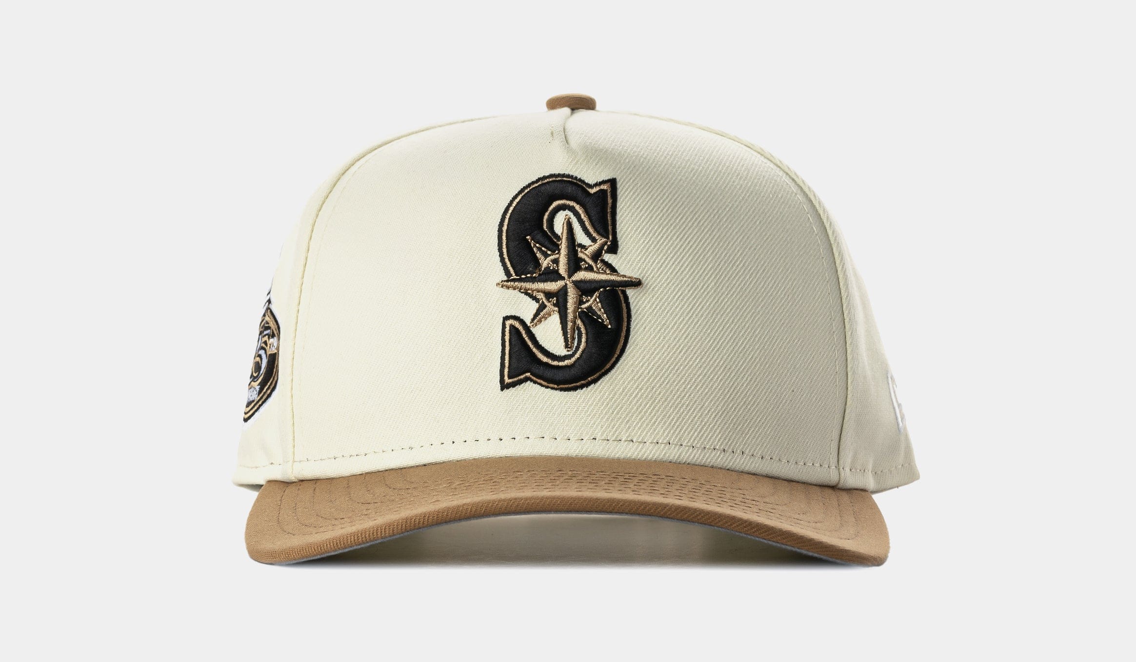 NEW ERA Shoe Palace Exclusive Seattle Mariners 950AF Snapback Mens Hat (Chrome/Khaki)