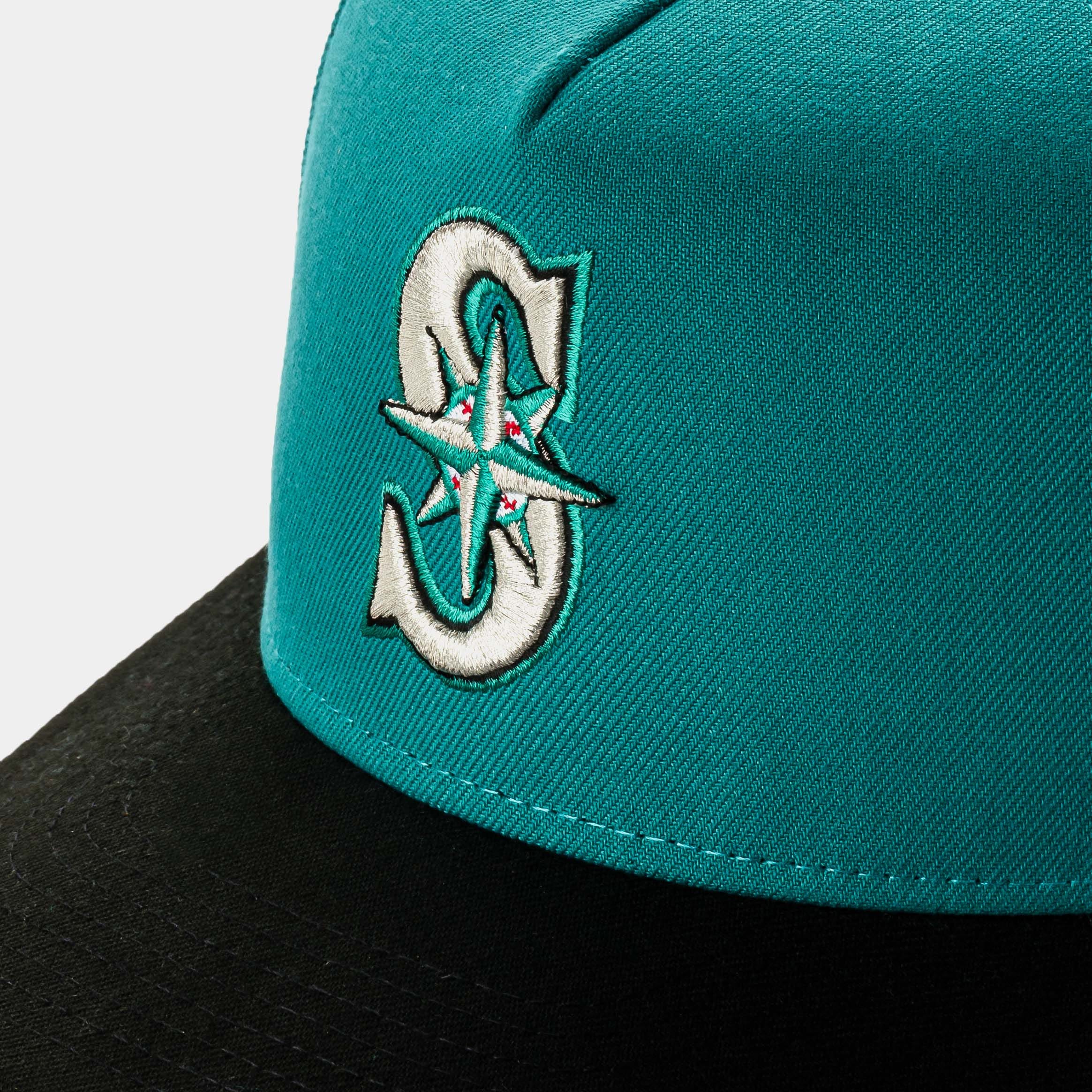 NEW ERA Shoe Palace Exclusive Seattle Mariners 950AF Snapback Mens Hat (Green/Black)