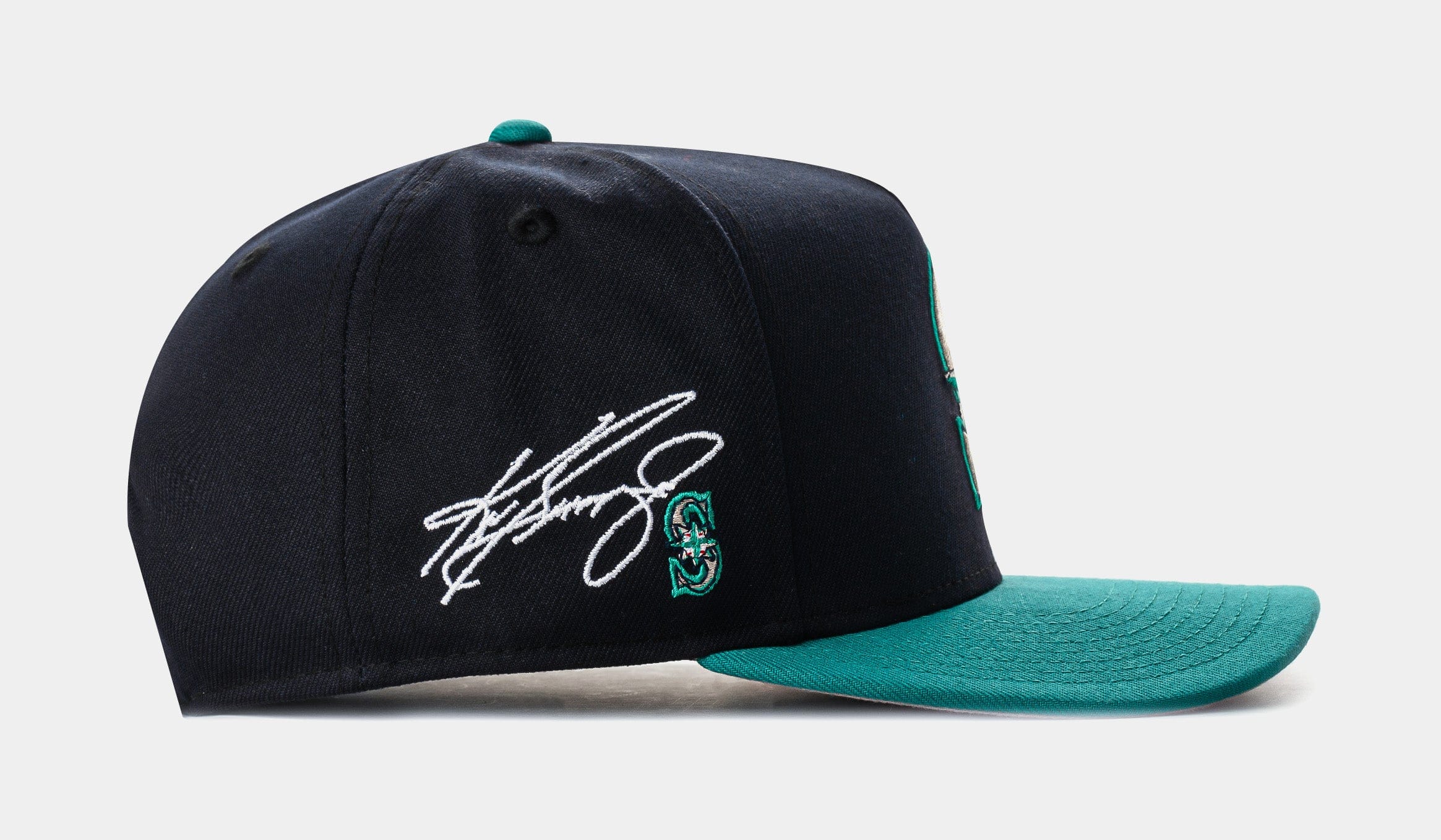 NEW ERA Shoe Palace Exclusive Seattle Mariners 950AF Snapback Mens Hat (Navy/Green)