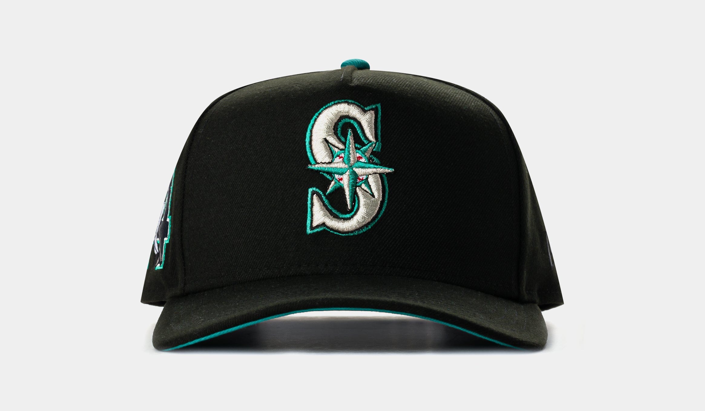 NEW ERA Shoe Palace Exclusive Seattle Mariners 950AF Snapback Mens Hat (Black/Teal)
