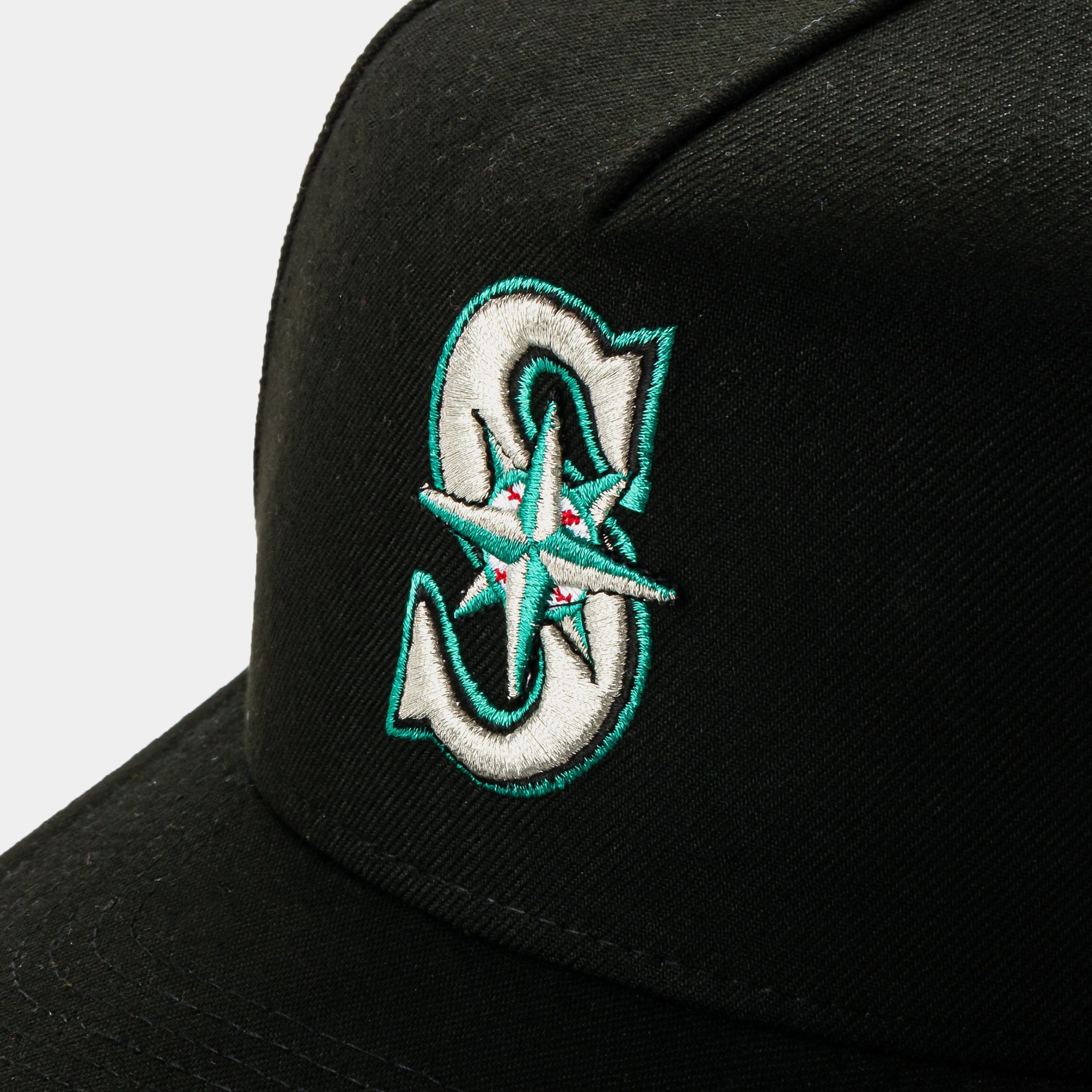 NEW ERA Shoe Palace Exclusive Seattle Mariners 950AF Snapback Mens Hat (Black/Teal)