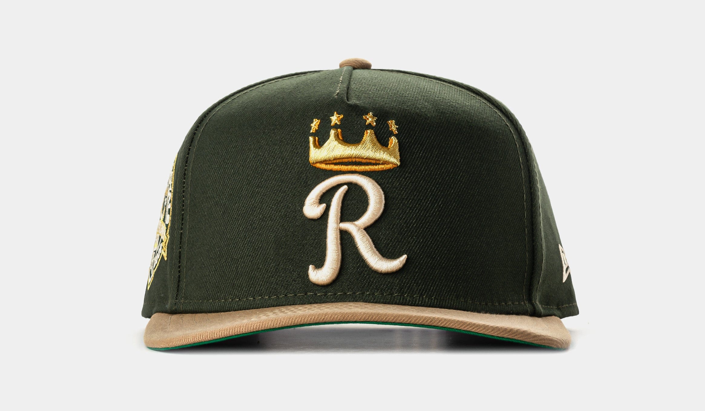 NEW ERA Shoe Palace Exclusive Kansas City Royals 40th Anniversary 950AF Snapback Mens Hat (Green/Khaki)