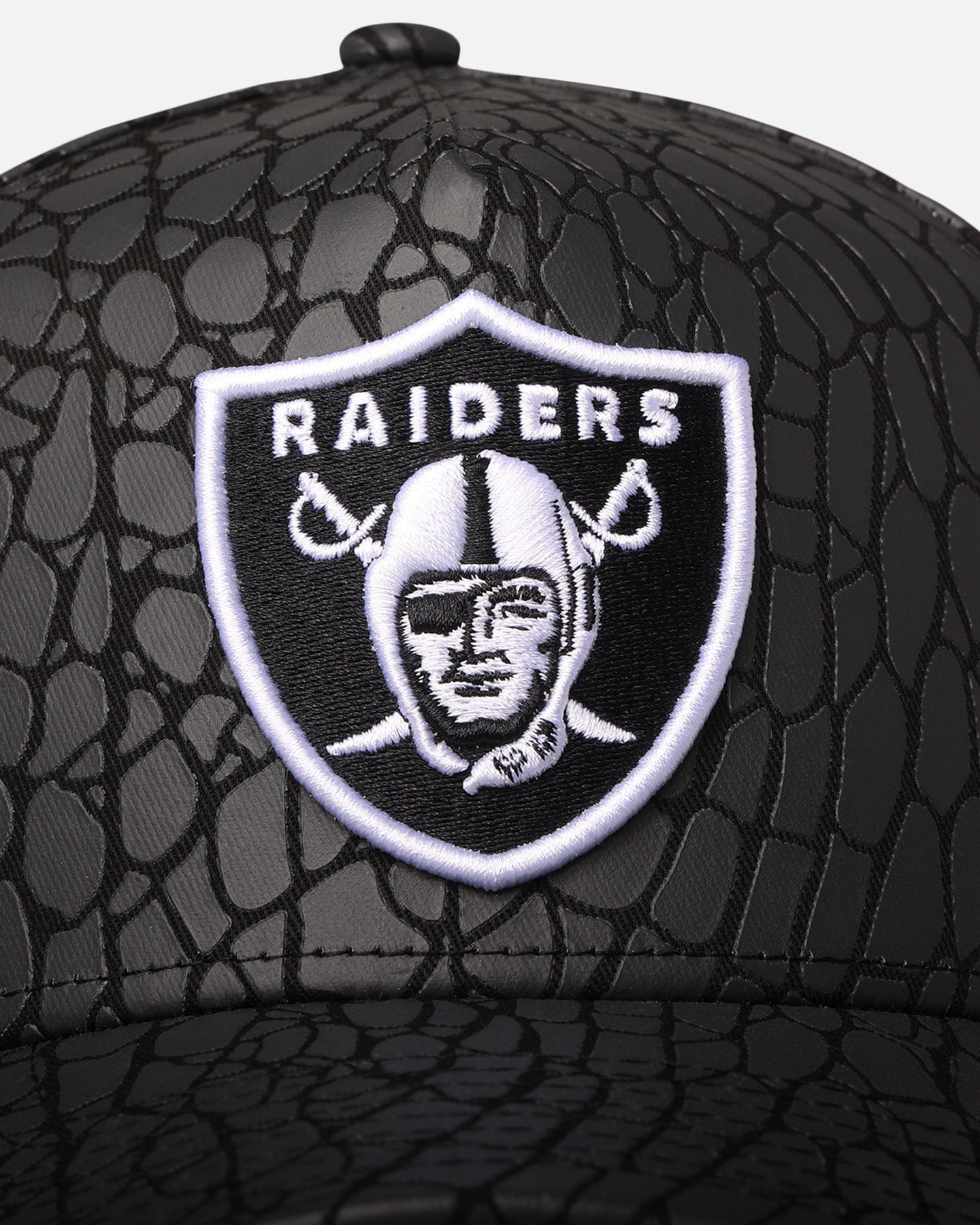 New Era Las Vegas Raiders Croc Skin 9FORTY A - Frame Snapback Black