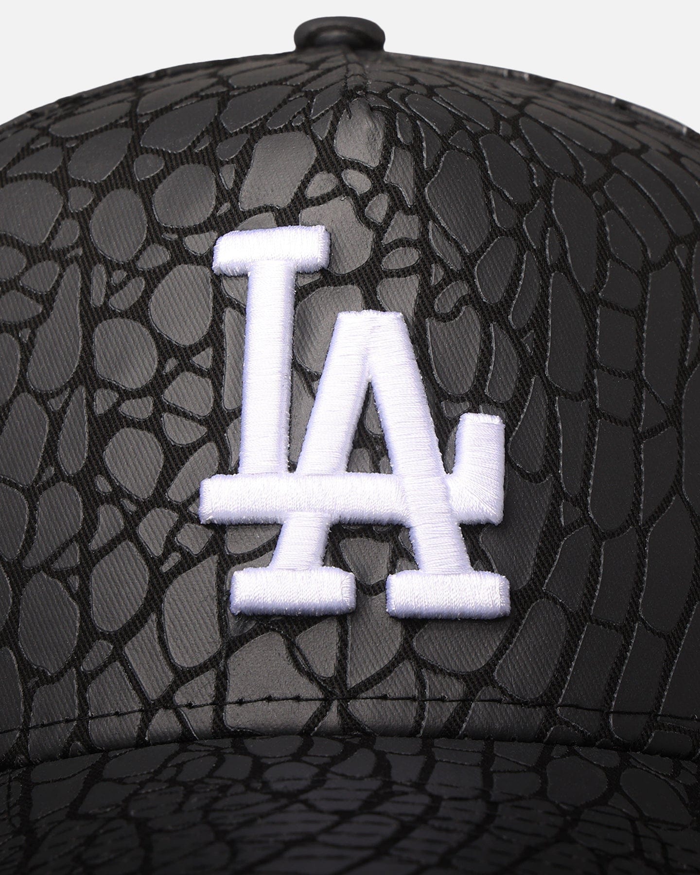 New Era Los Angeles Dodgers Croc Skin 9FORTY A - Frame Snapback Black