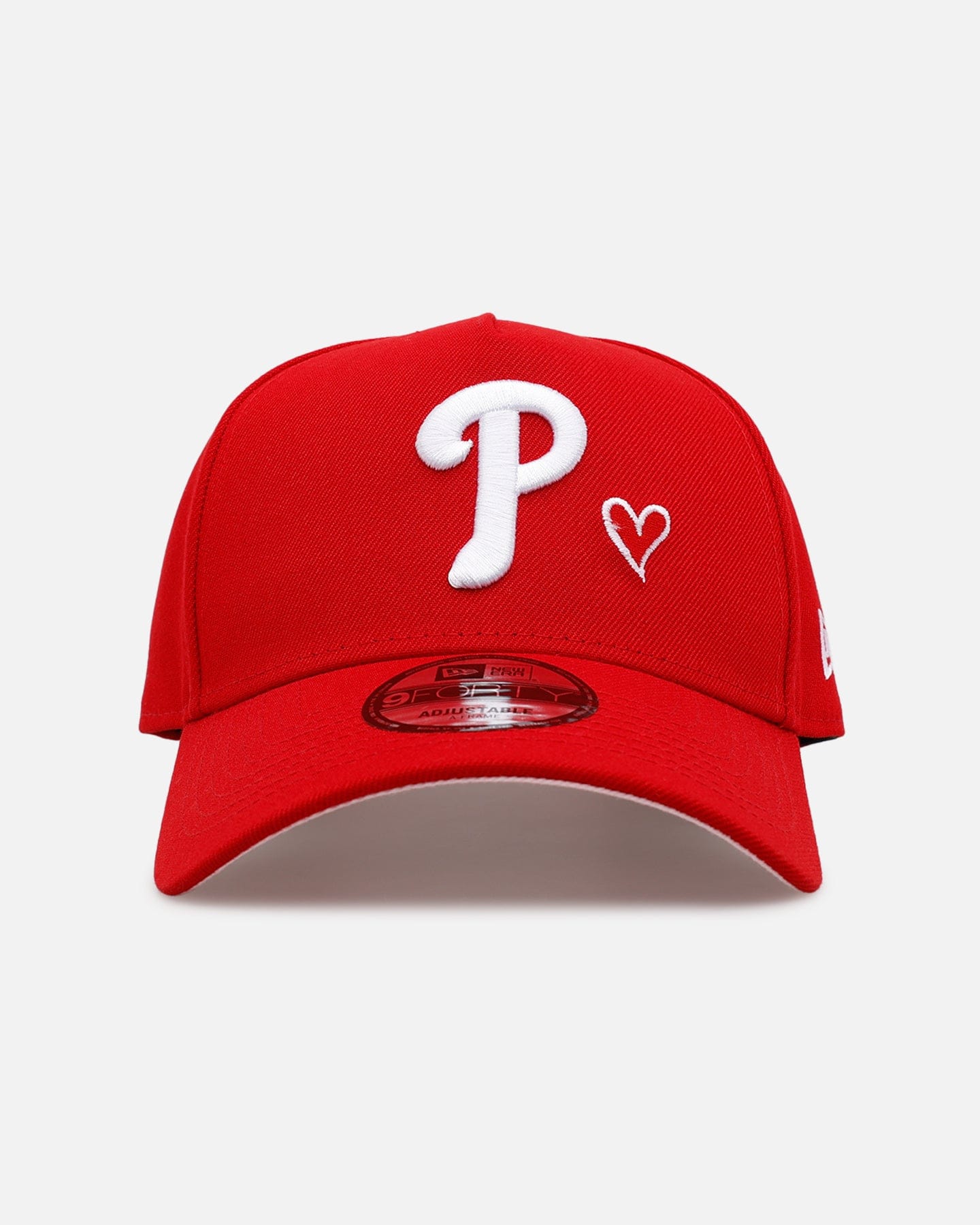 New Era Philadelphia Phillies Team Color Hearts 9FORTY A - Frame Snapback Red