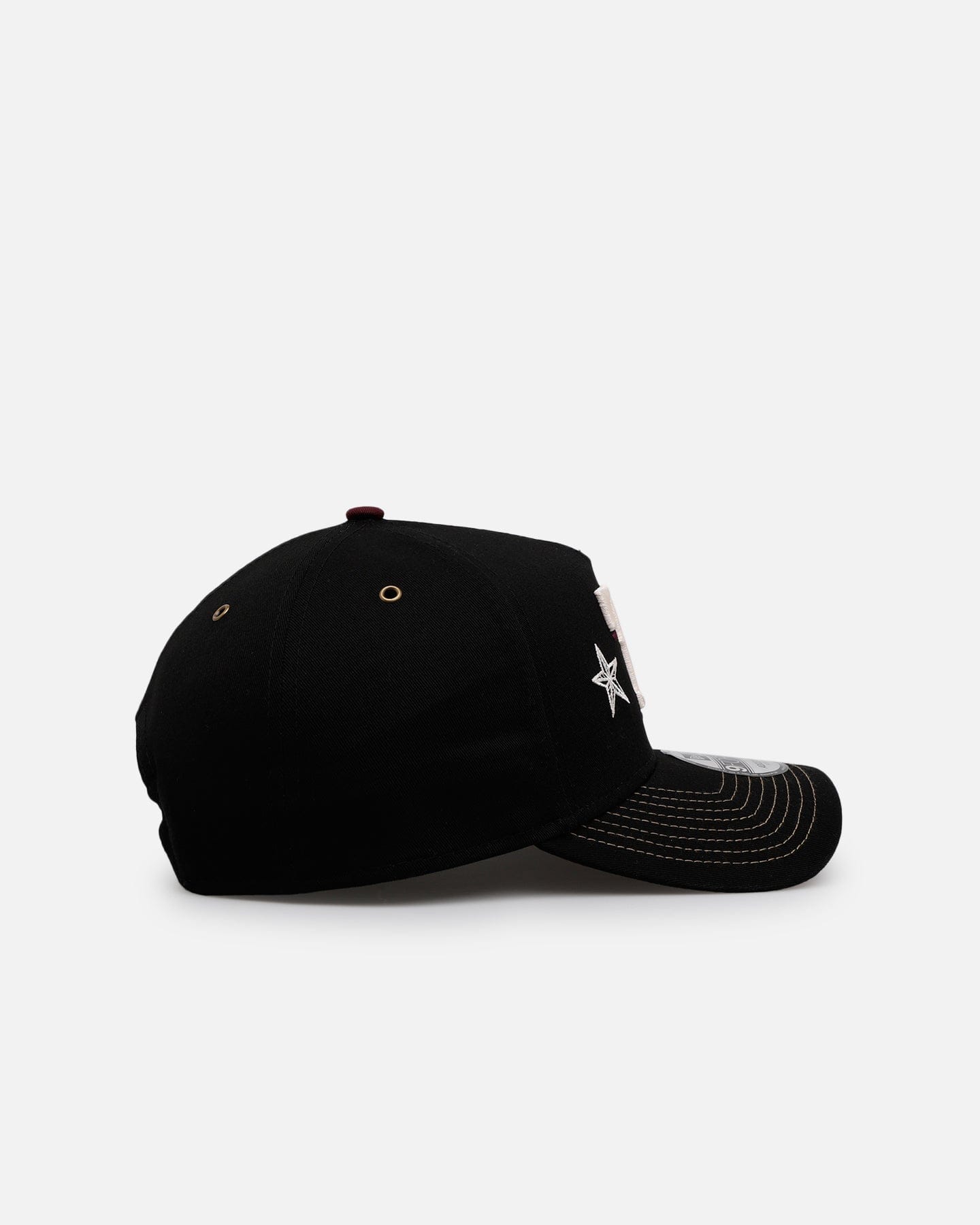 New Era Texas Rangers Ivory Stars Outlaws 9FORTY A - Frame Snapback Black/Maroon