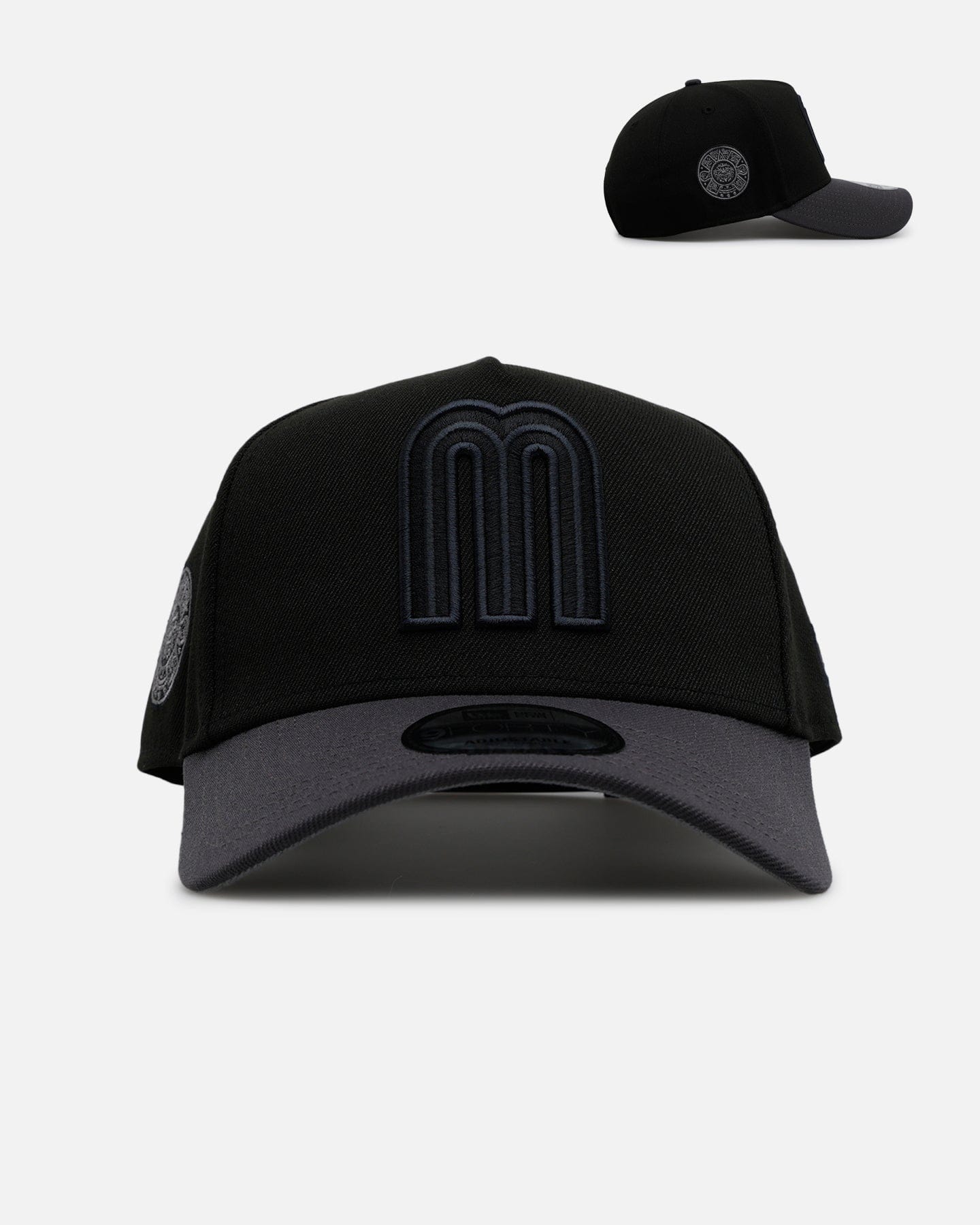 New Era Mexico National Baseball Team Stealth 9FORTY A - Frame Snapback Black/Charcoal