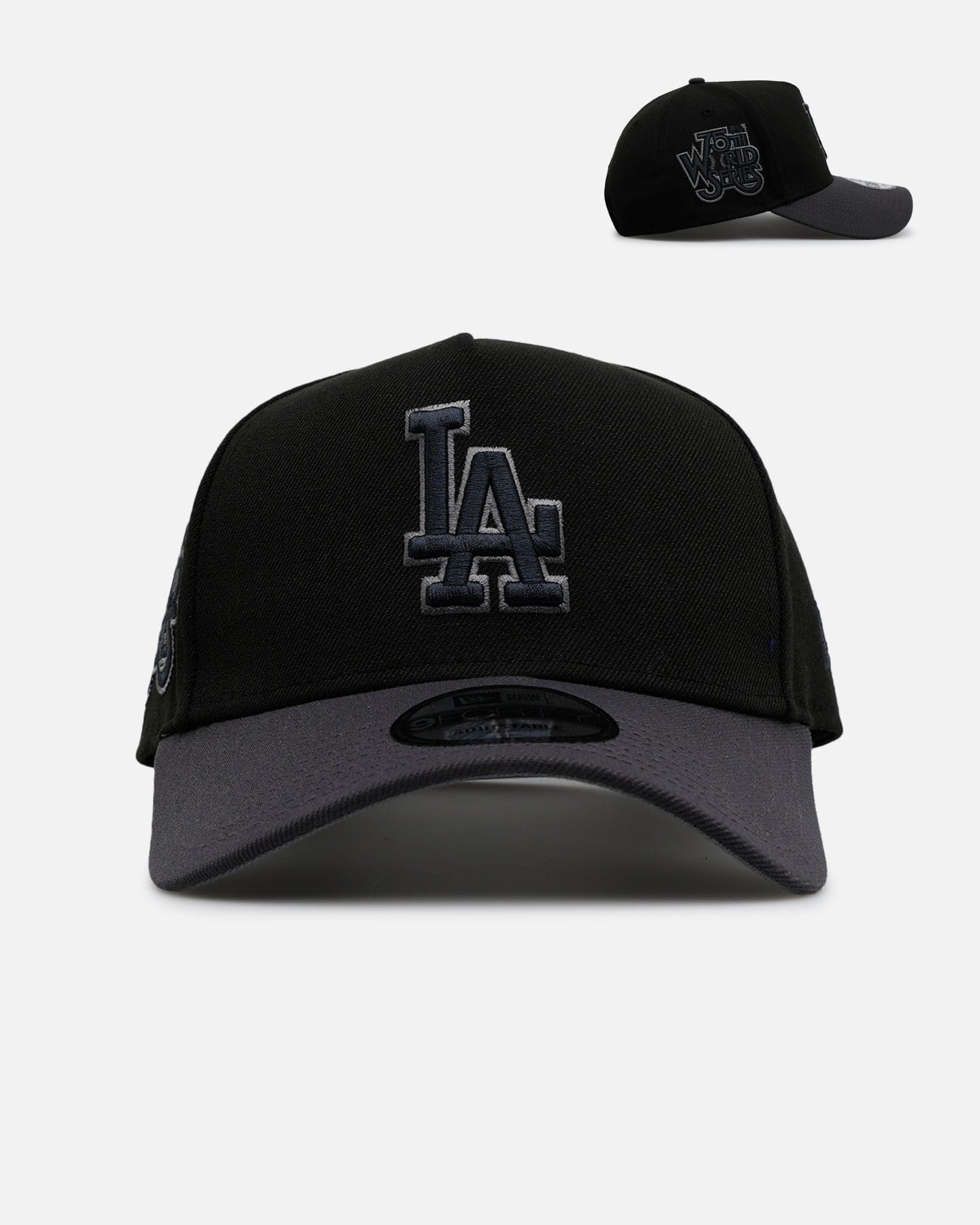 New Era Los Angeles Dodgers Stealth 9FORTY A - Frame Snapback Black/Charcoal