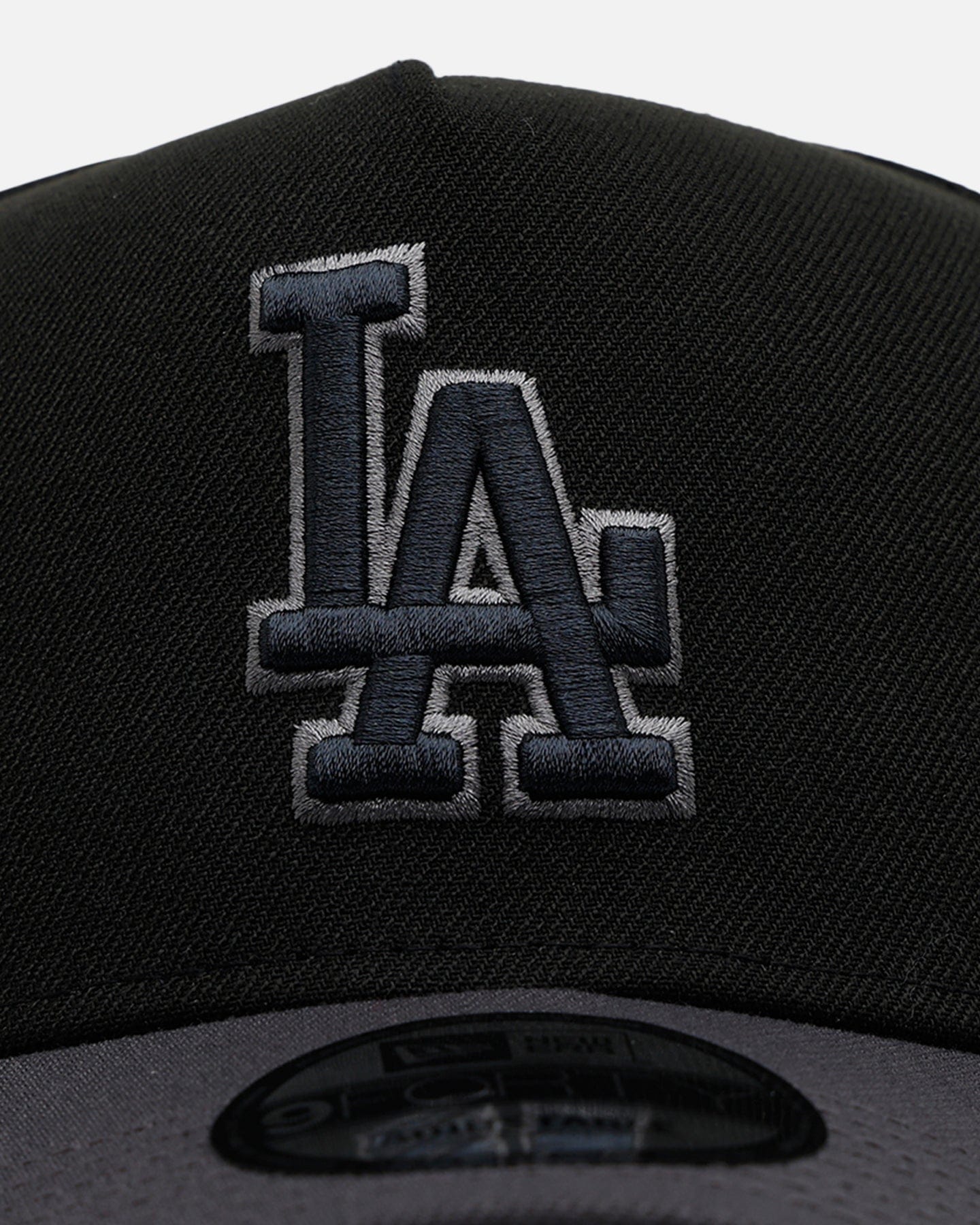 New Era Los Angeles Dodgers Stealth 9FORTY A - Frame Snapback Black/Charcoal