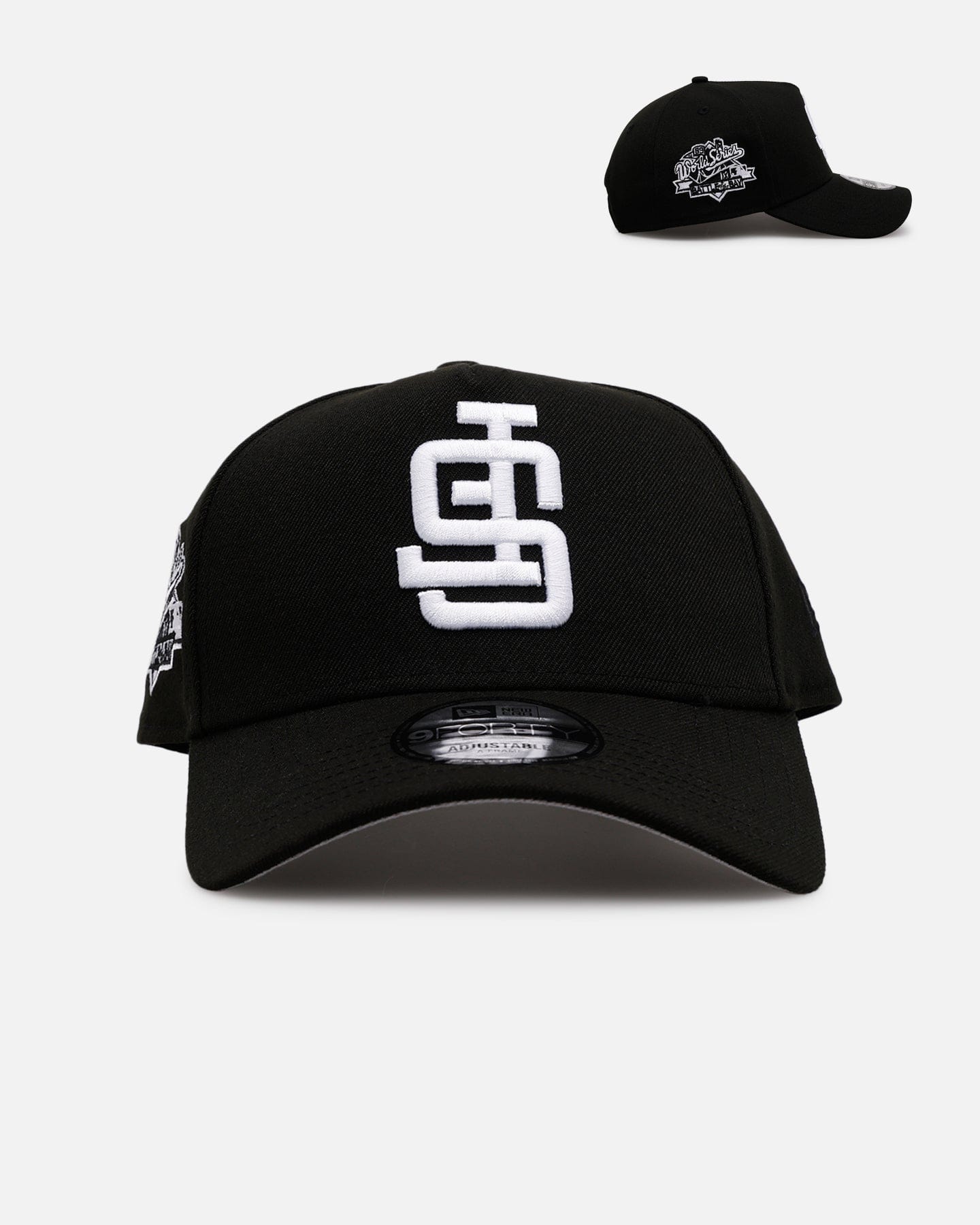 New Era San Francisco Giants Black White Upside Down Logo 9FORTY A - Frame Snapback Black/White