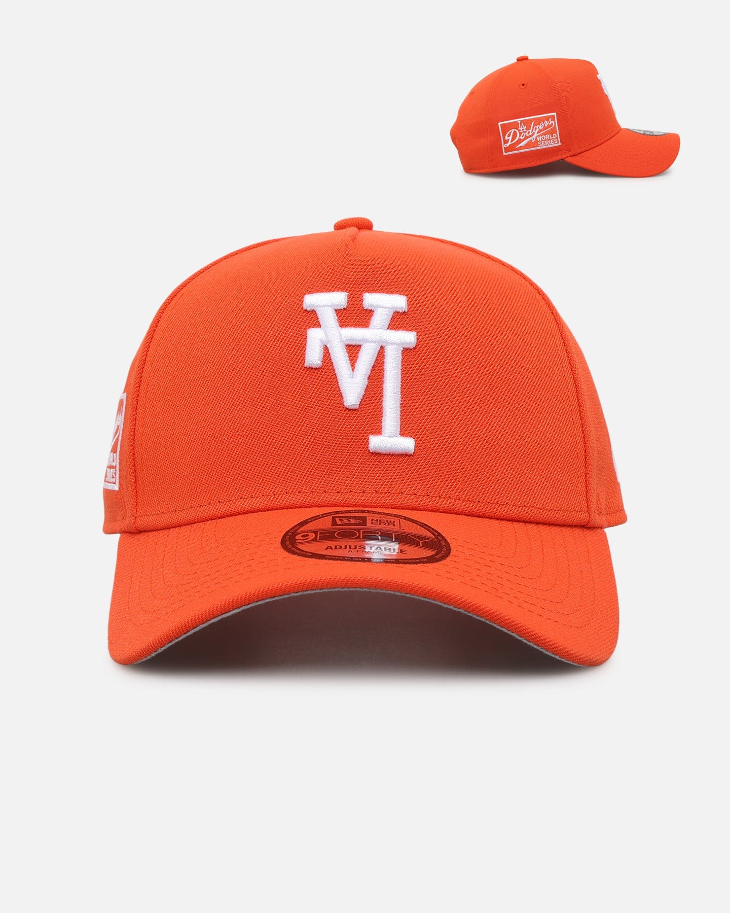 New Era Los Angeles Dodgers Upside Down LA Polychromatic 9FORTY A - Frame Snapback Orange