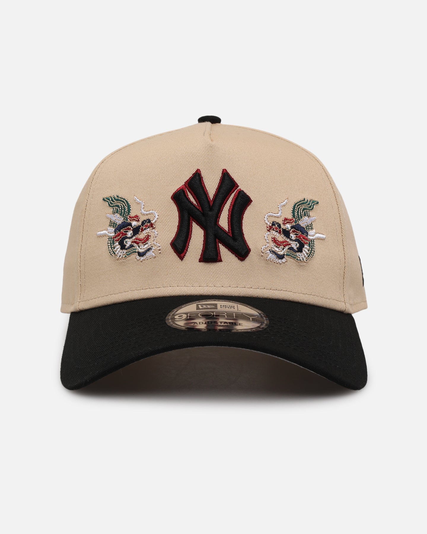 New Era New York Yankees Dragon Collection 2.0 9FORTY A - Frame Snapback Black/Oak