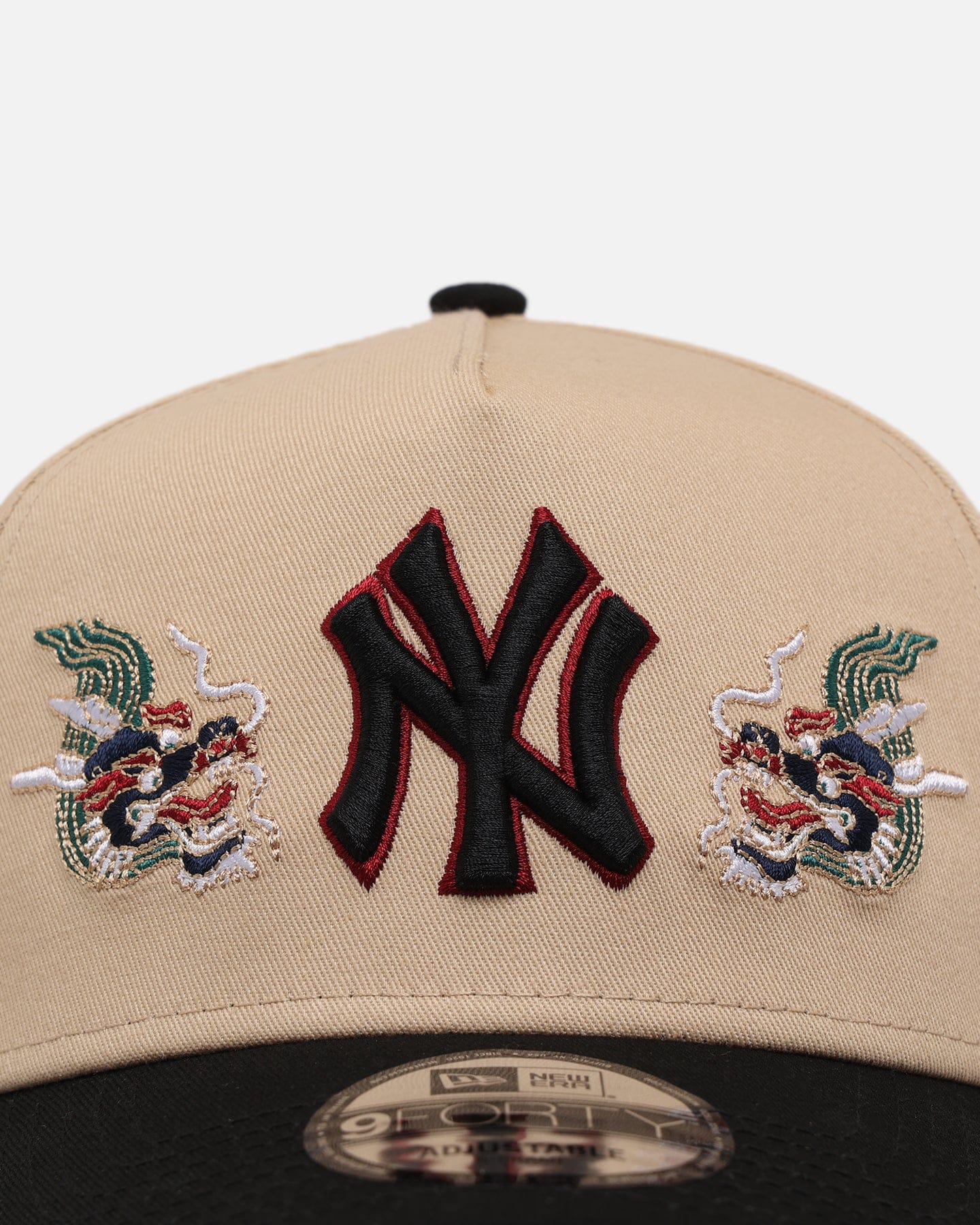 New Era New York Yankees Dragon Collection 2.0 9FORTY A - Frame Snapback Black/Oak