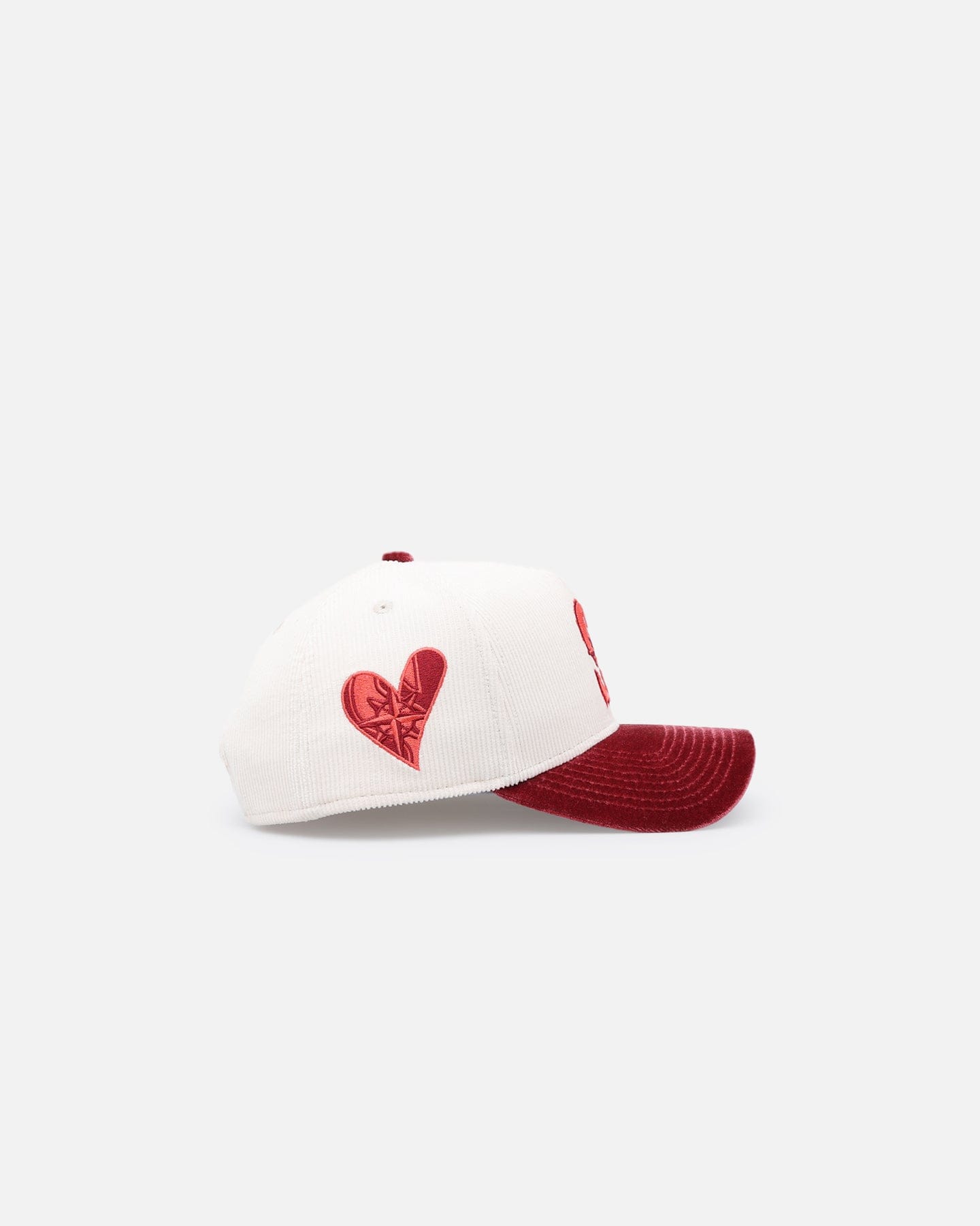 New Era Seattle Mariners Premium Corduroy Velvet 9FORTY A - Frame Snapback Chrome White/Cardinal