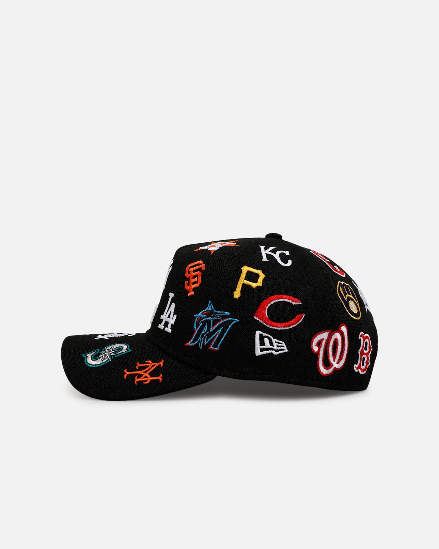 New Era MLB All Over 9FORTY A - Frame Snapback Black