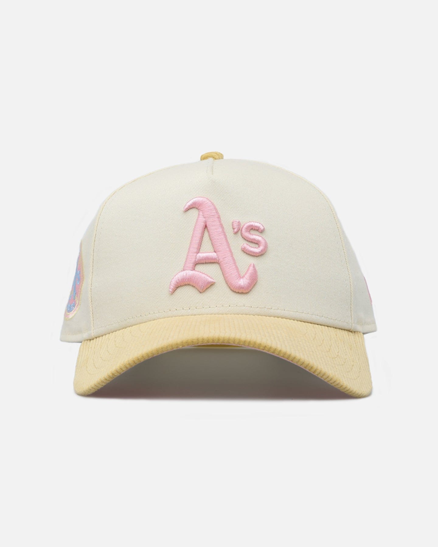 New Era Oakland Raiders Easter Corduroy 9FORTY A - Frame Snapback White/Yellow