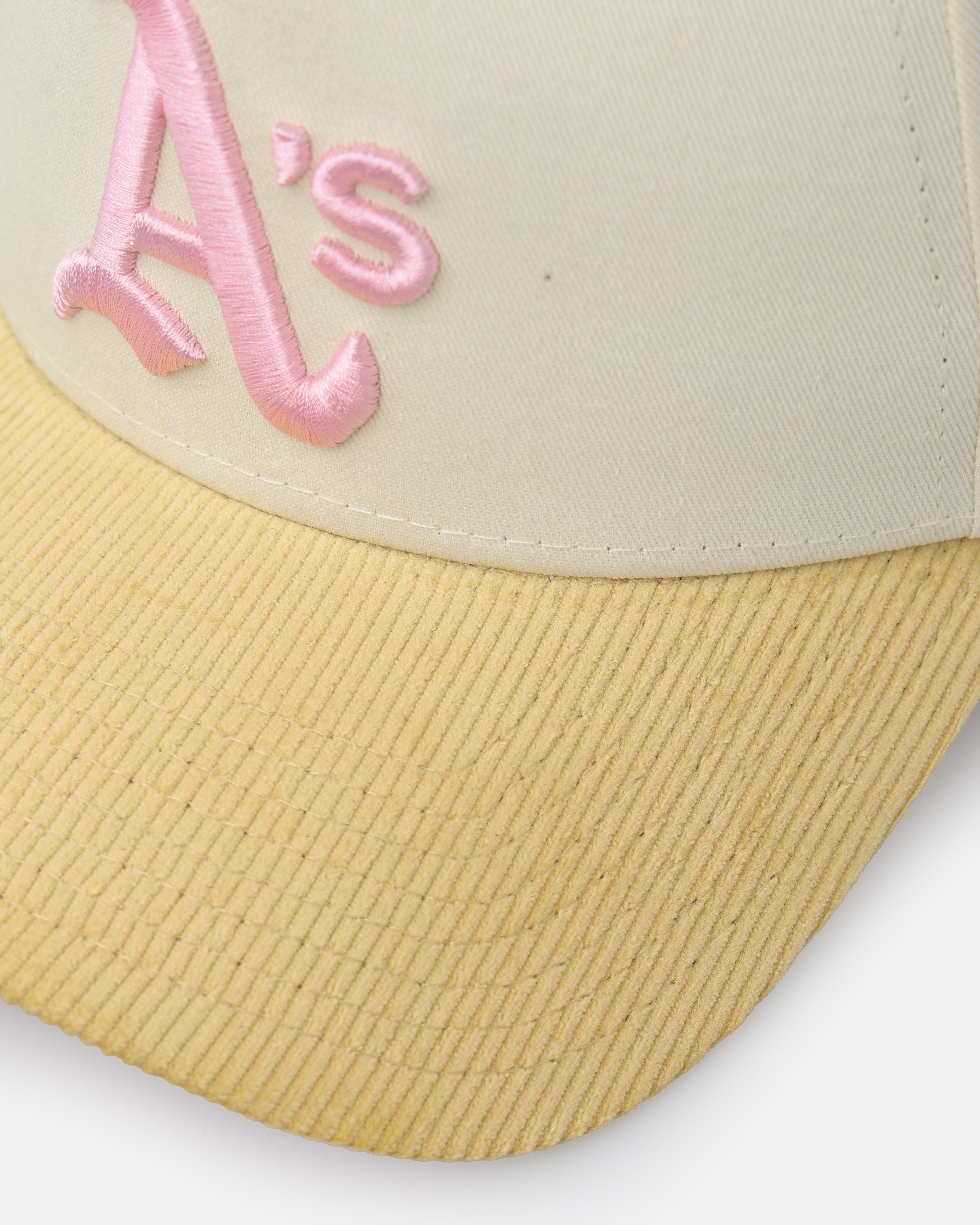 New Era Oakland Raiders Easter Corduroy 9FORTY A - Frame Snapback White/Yellow