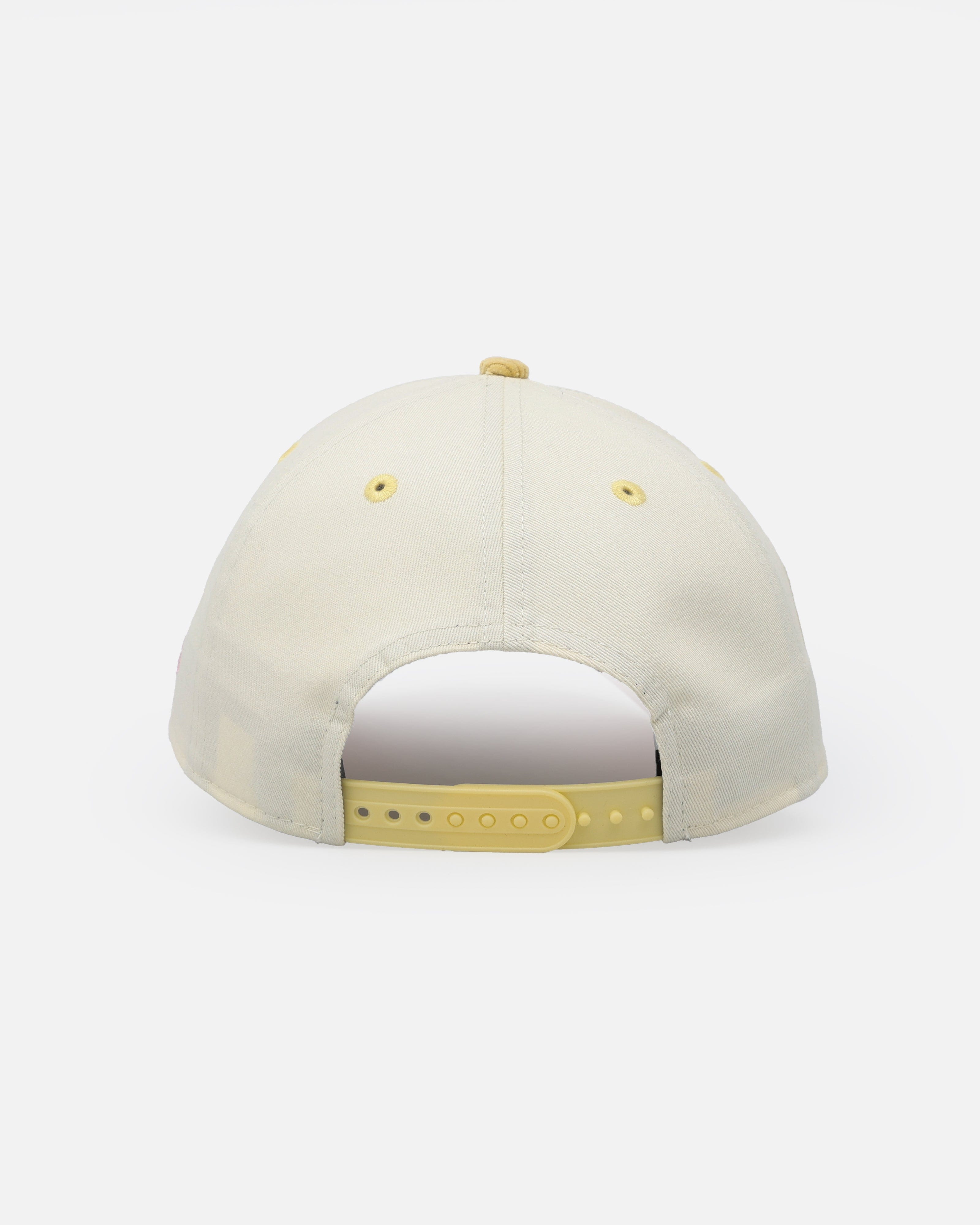 New Era Oakland Raiders Easter Corduroy 9FORTY A - Frame Snapback White/Yellow