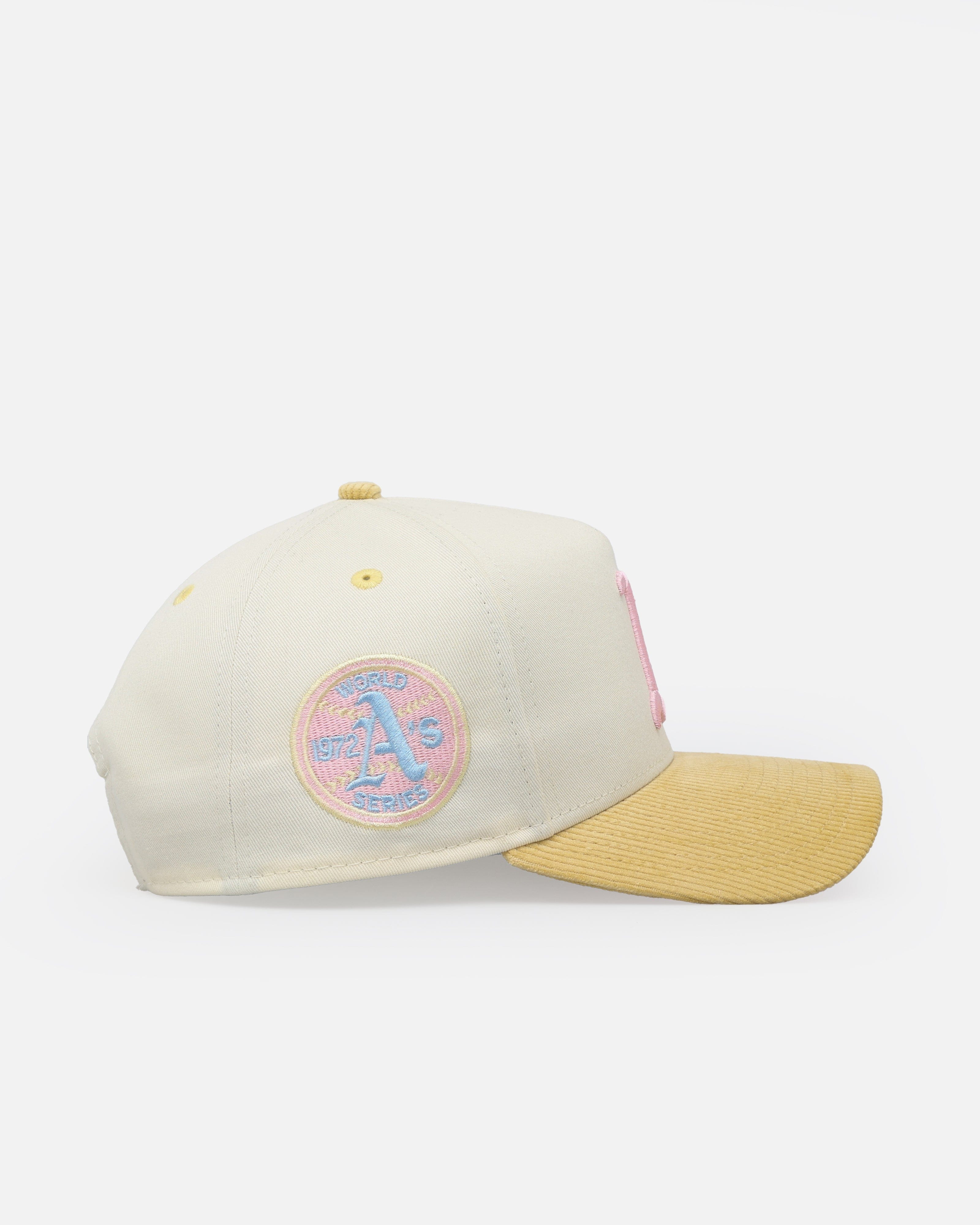 New Era Oakland Raiders Easter Corduroy 9FORTY A - Frame Snapback White/Yellow