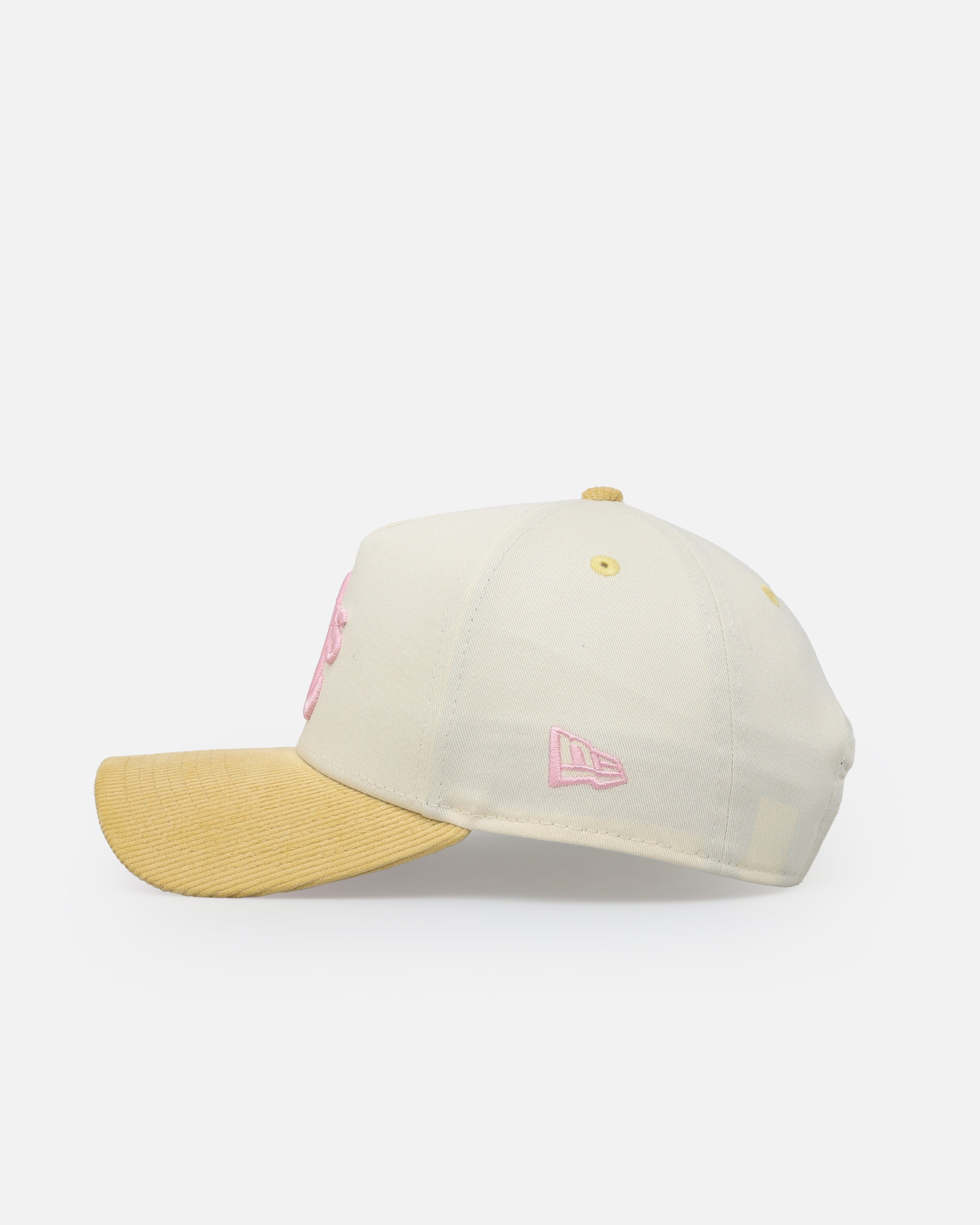 New Era Oakland Raiders Easter Corduroy 9FORTY A - Frame Snapback White/Yellow
