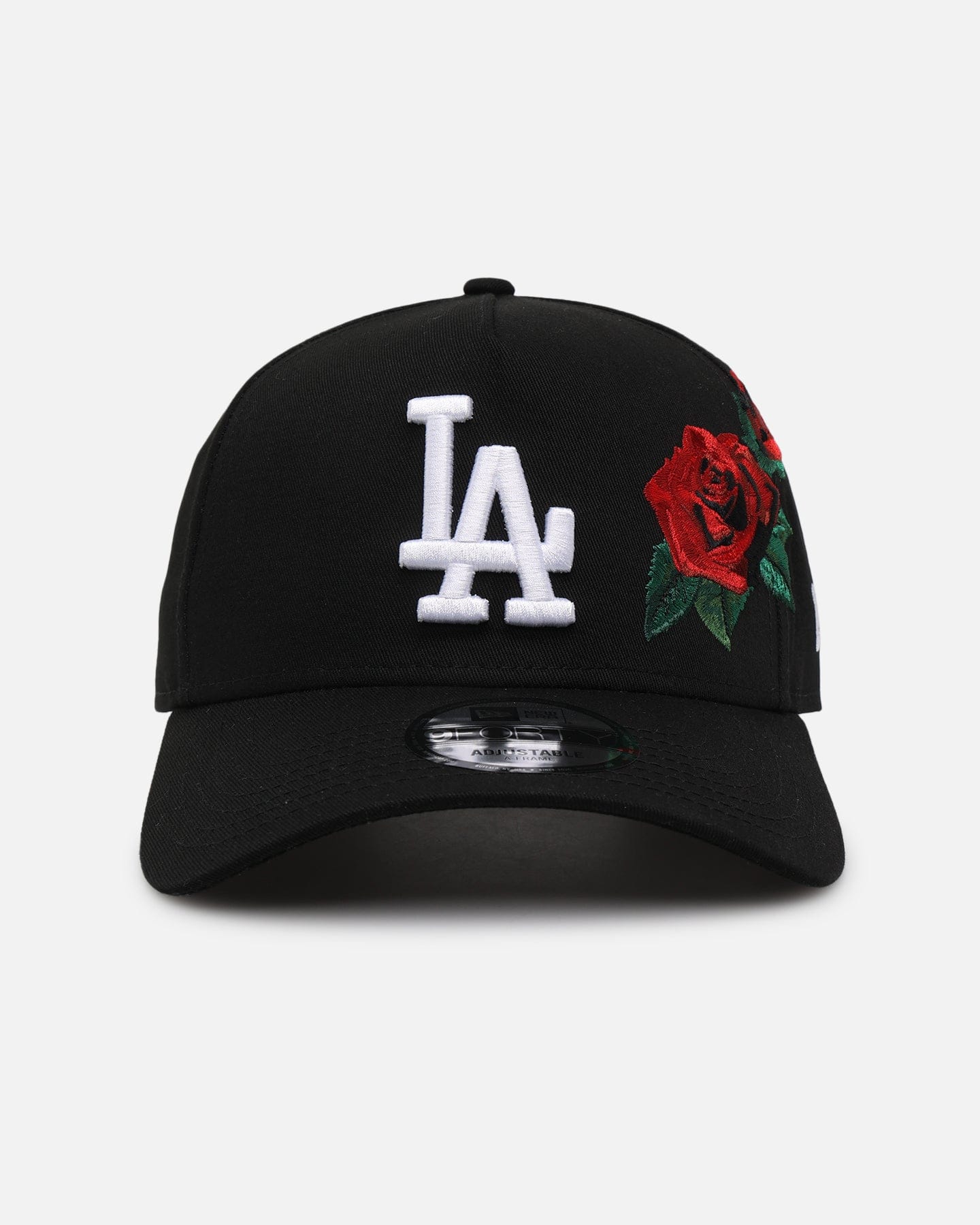 New Era Los Angeles Dodgers Rose Emblem 9FORTY A - Frame Snapback Black