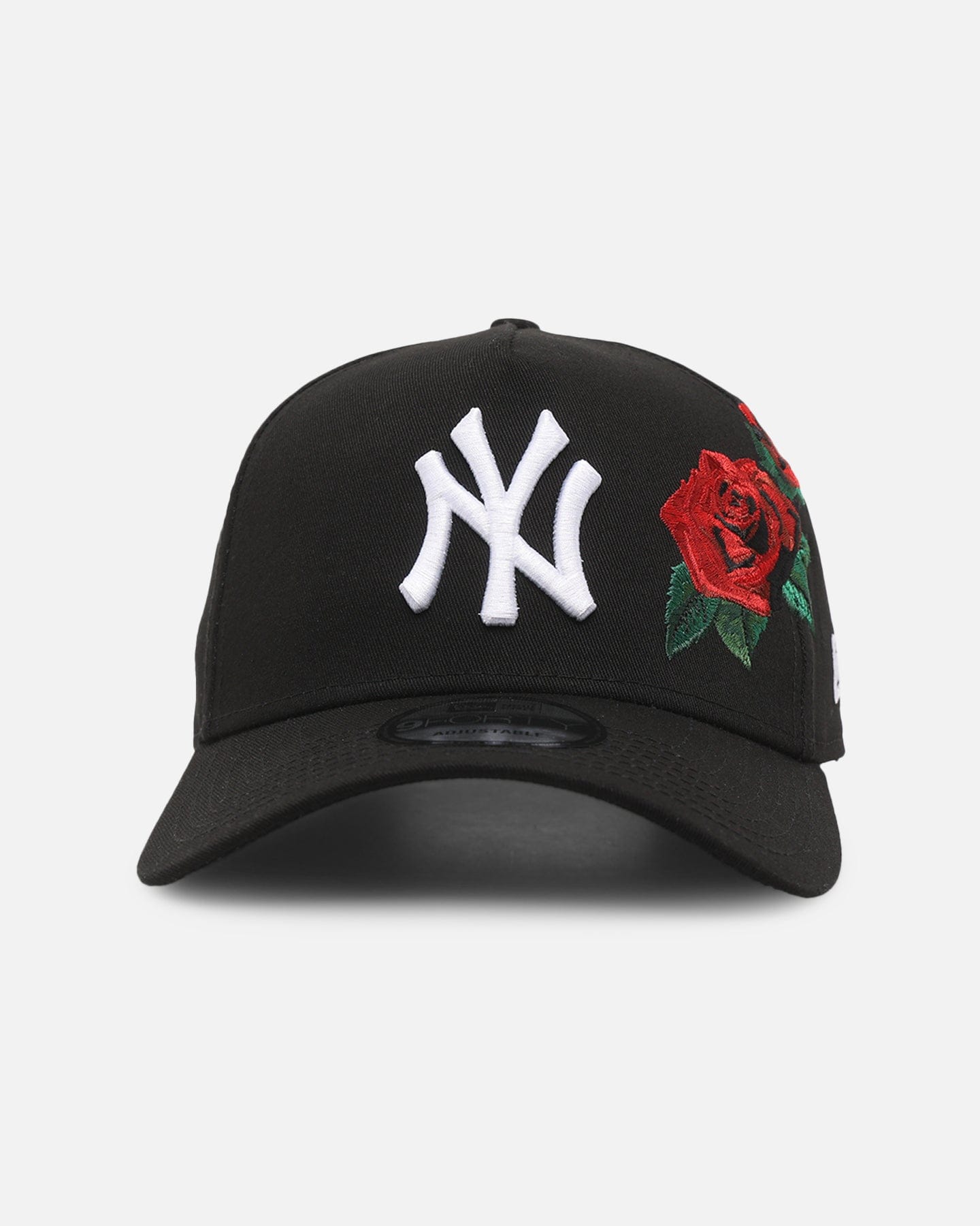 New Era New York Yankees Rose Emblem 9FORTY A - Frame Snapback Black