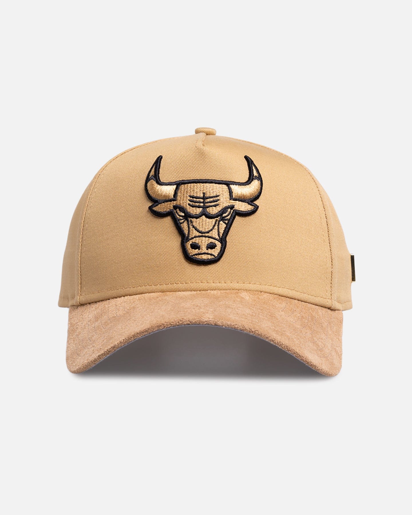New Era Chicago Bulls Suede Visor 9FORTY A - Frame Snapback Bronze