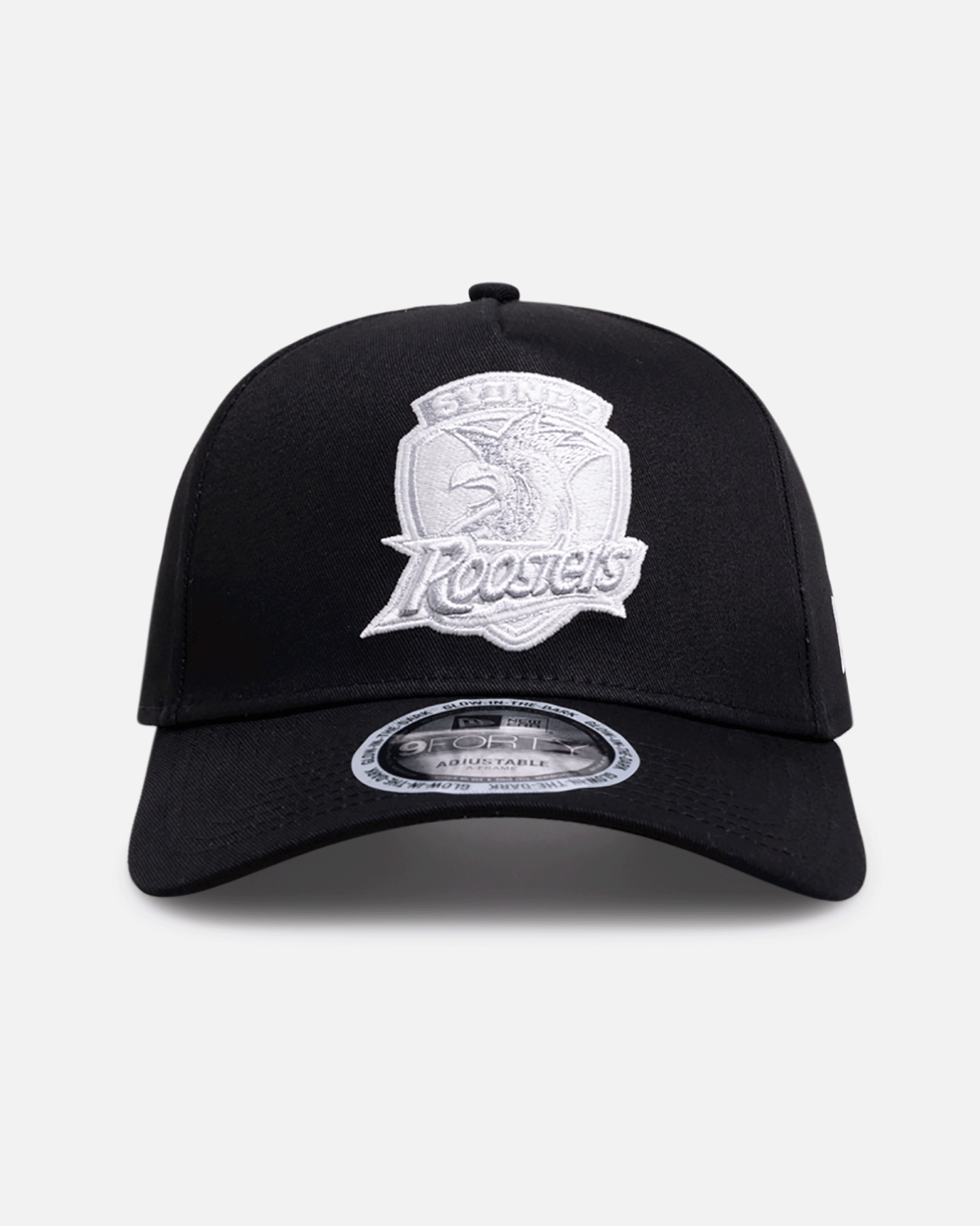 New Era Sydney Roosters NRL Glow In The Dark 9FORTY A - Frame Snapback Black
