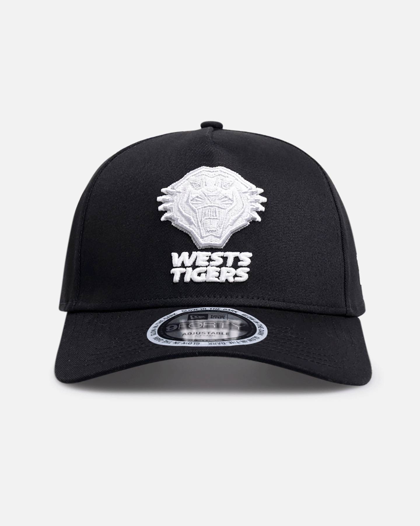 New Era Wests Tigers NRL Glow In The Dark 9FORTY A - Frame Snapback Black