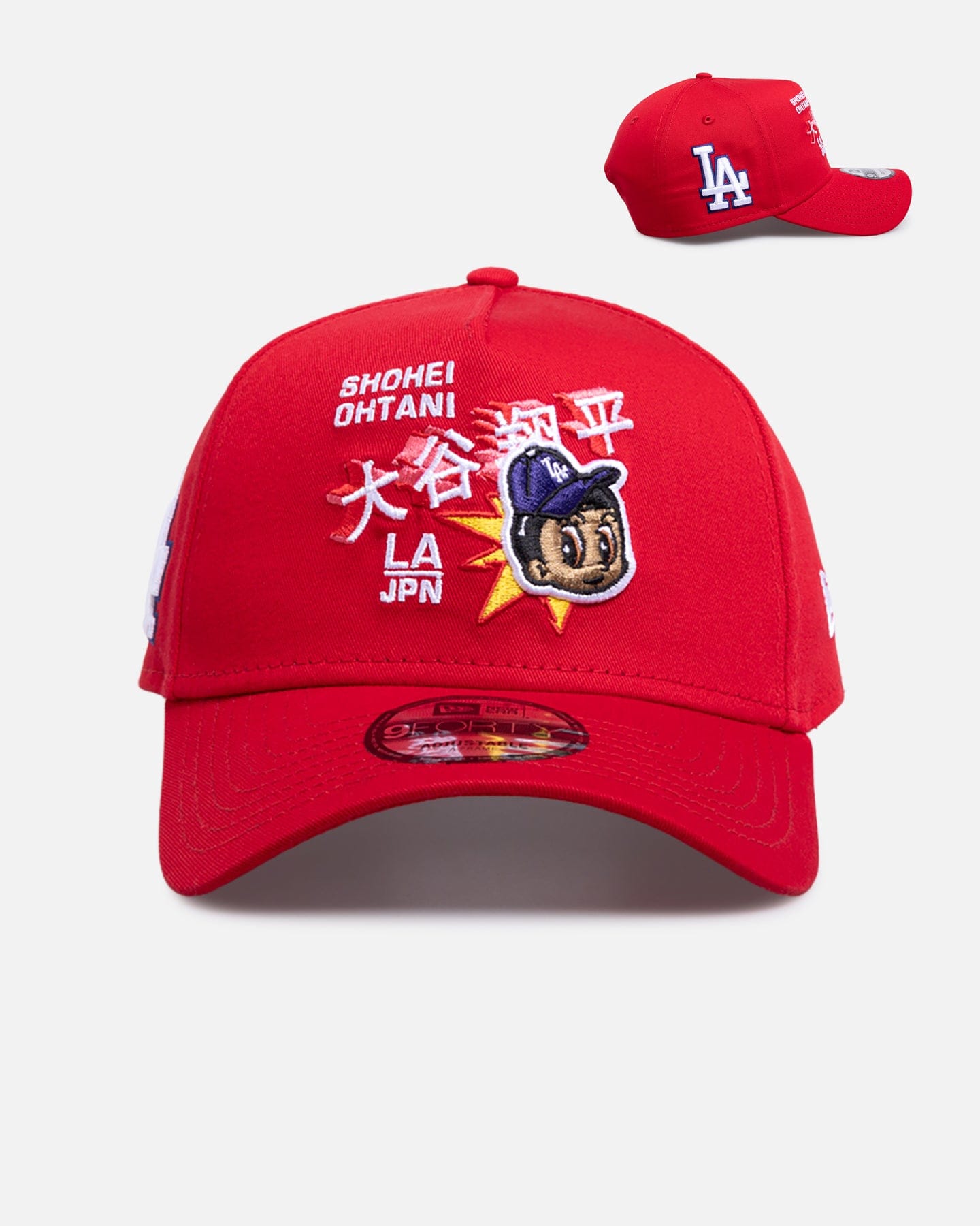 New Era Los Angeles Dodgers Ohtani 9FORTY A - Frame Snapback Scarlet