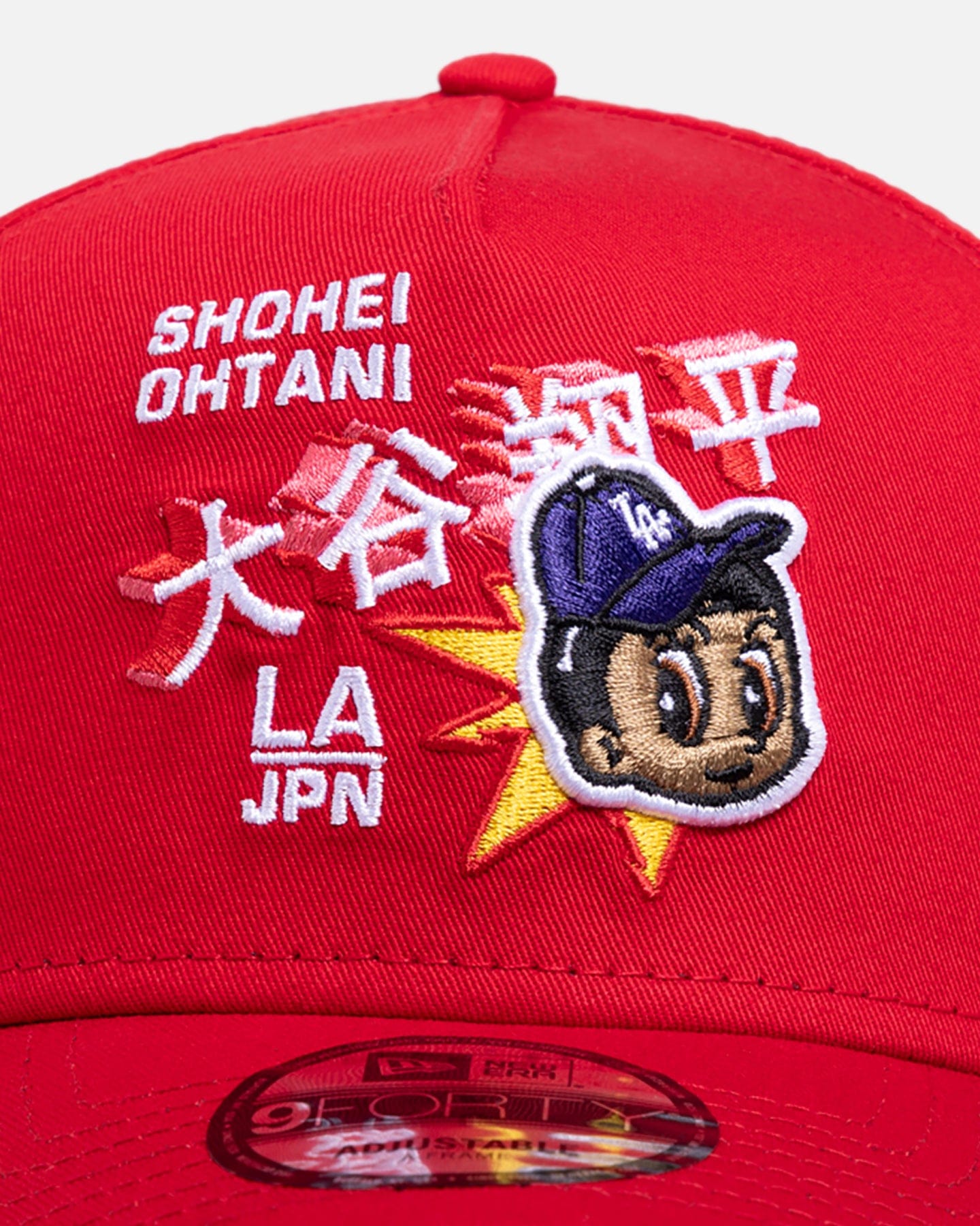 New Era Los Angeles Dodgers Ohtani 9FORTY A - Frame Snapback Scarlet