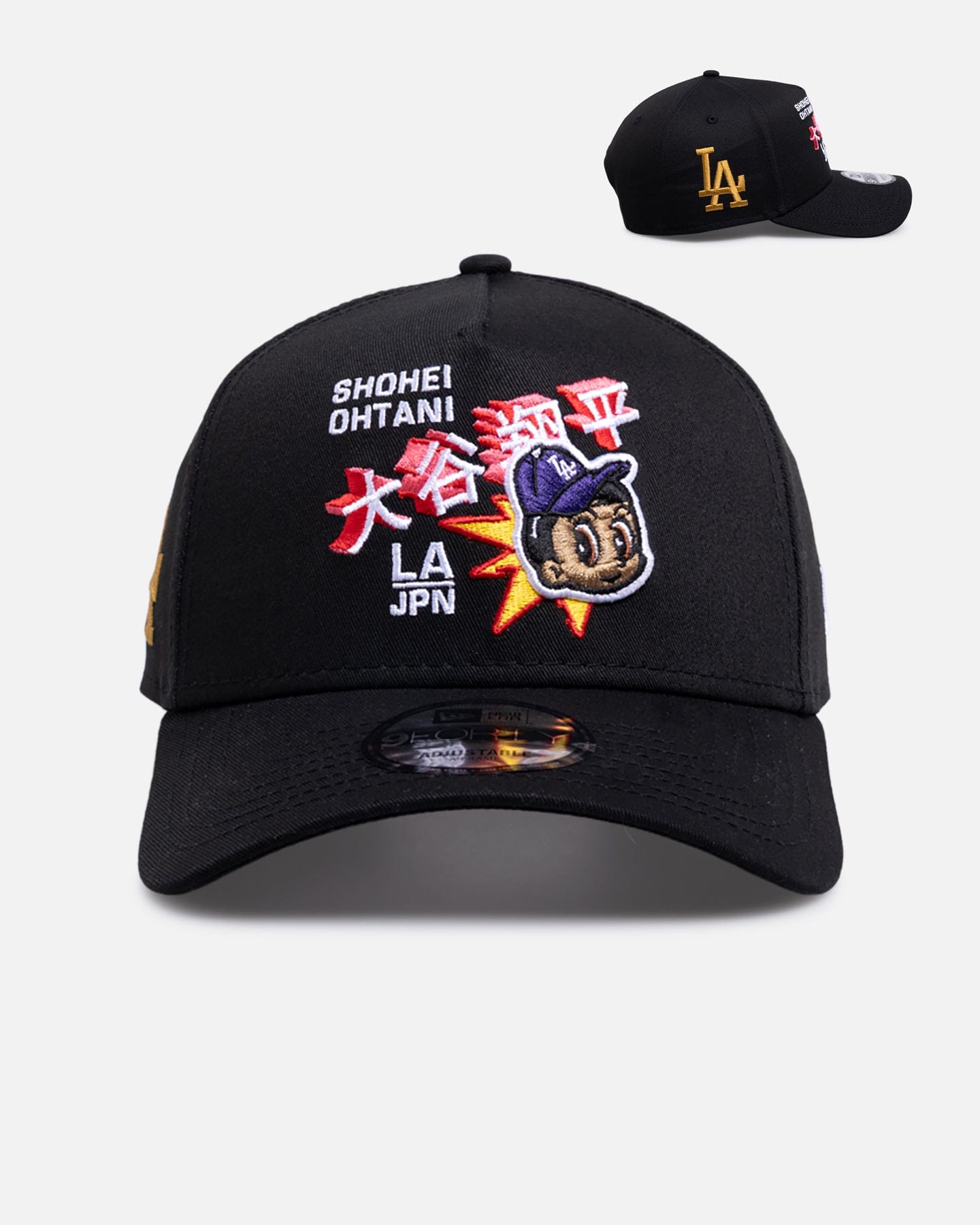 New Era Los Angeles Dodgers Ohtani 9FORTY A - Frame Snapback Black