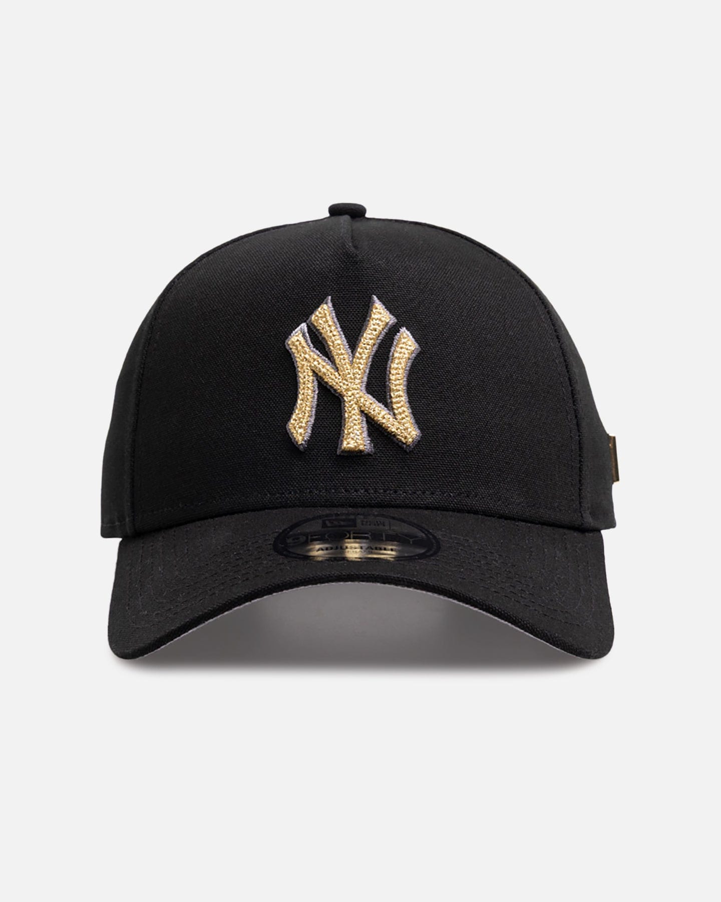New Era New York Yankees Canvas Chainstitch Project x 9FORTY A - Frame Snapback Black/Gold