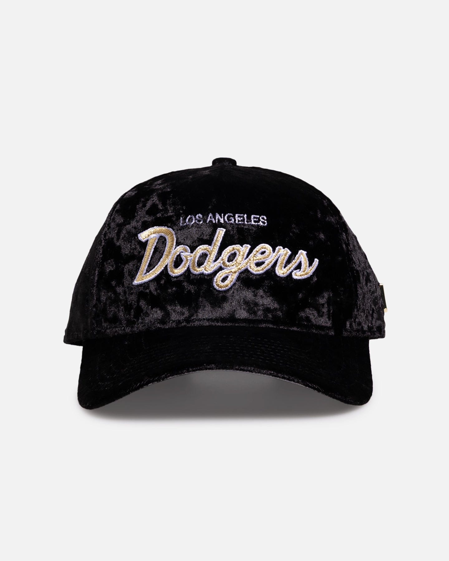 New Era Los Angeles Dodgers Velvet 9FORTY A - Frame Snapback Black/Gold