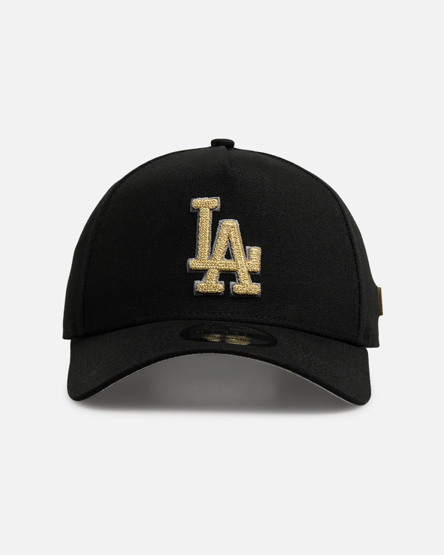 New Era Los Angeles Dodgers Canvas Chainstitch Project x 9FORTY A - Frame Snapback Black/Gold