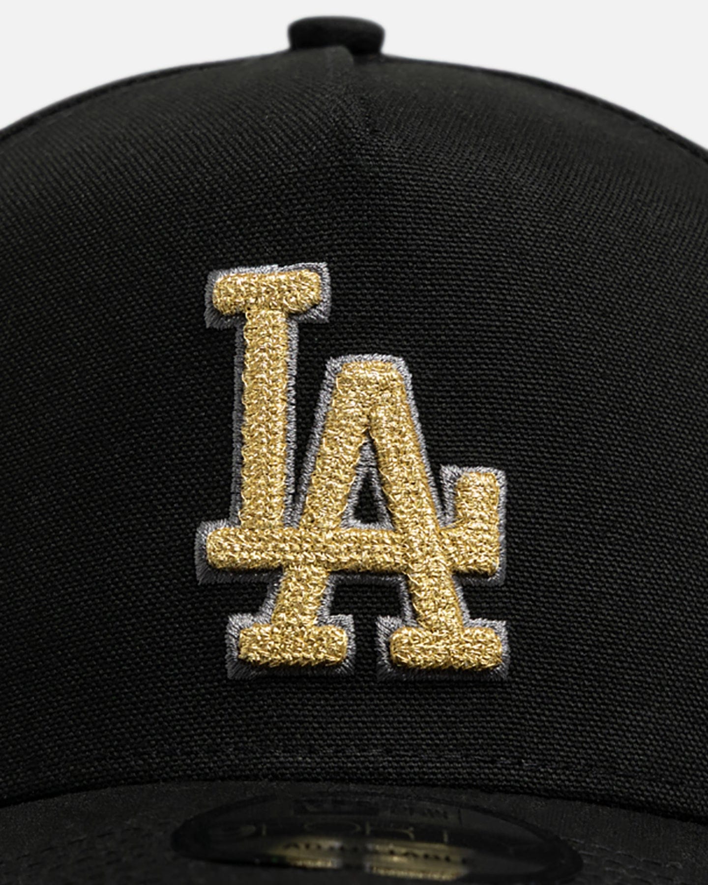 New Era Los Angeles Dodgers Canvas Chainstitch Project x 9FORTY A - Frame Snapback Black/Gold
