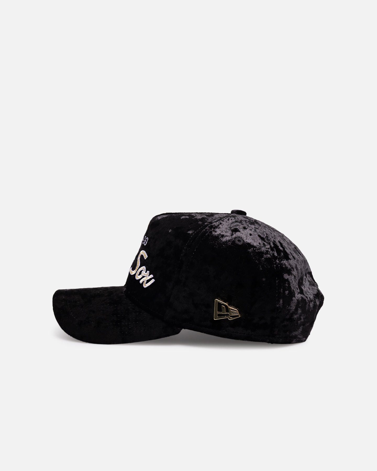 New Era Chicago White Sox Velvet 9FORTY A - Frame Snapback Black/Gold