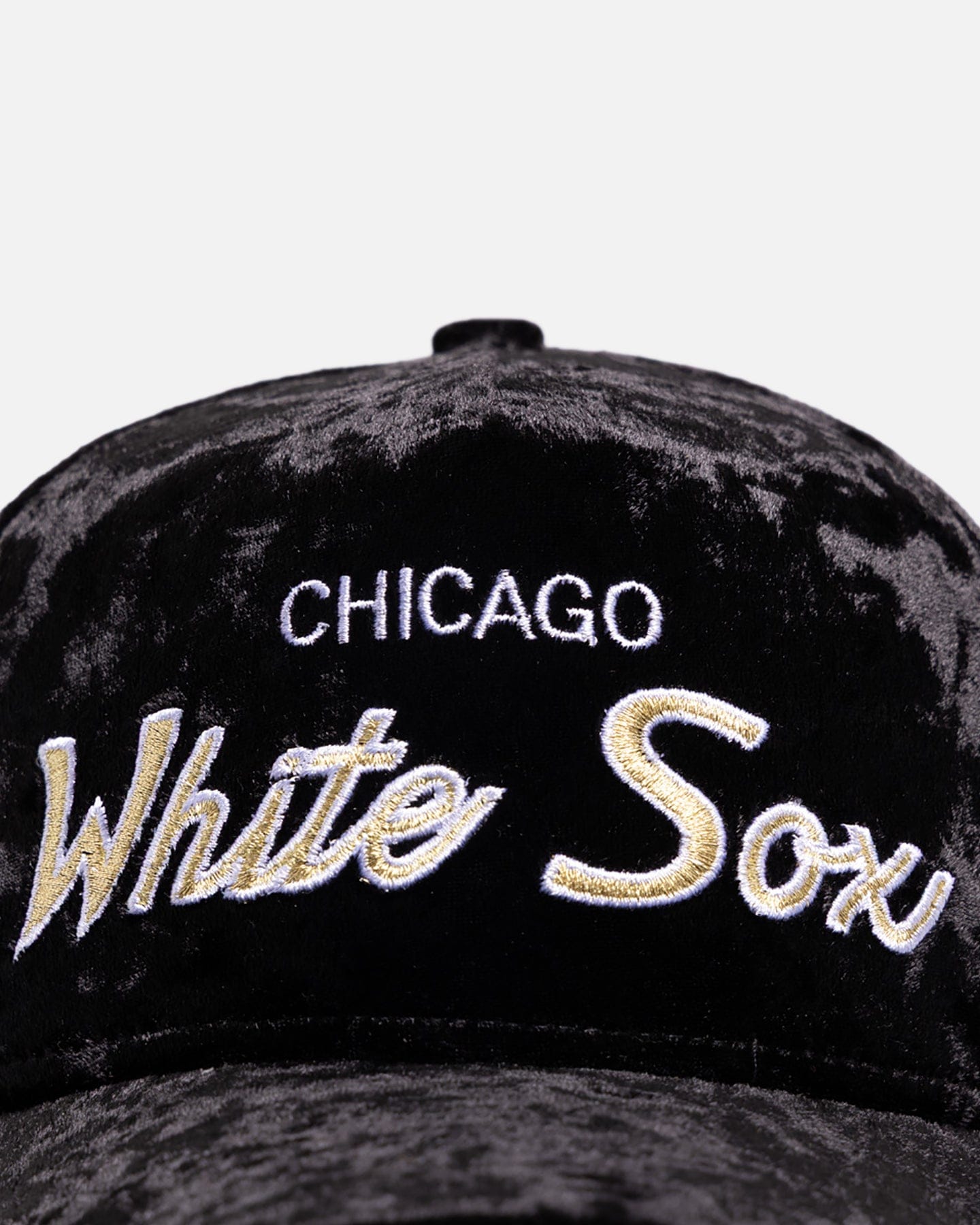 New Era Chicago White Sox Velvet 9FORTY A - Frame Snapback Black/Gold