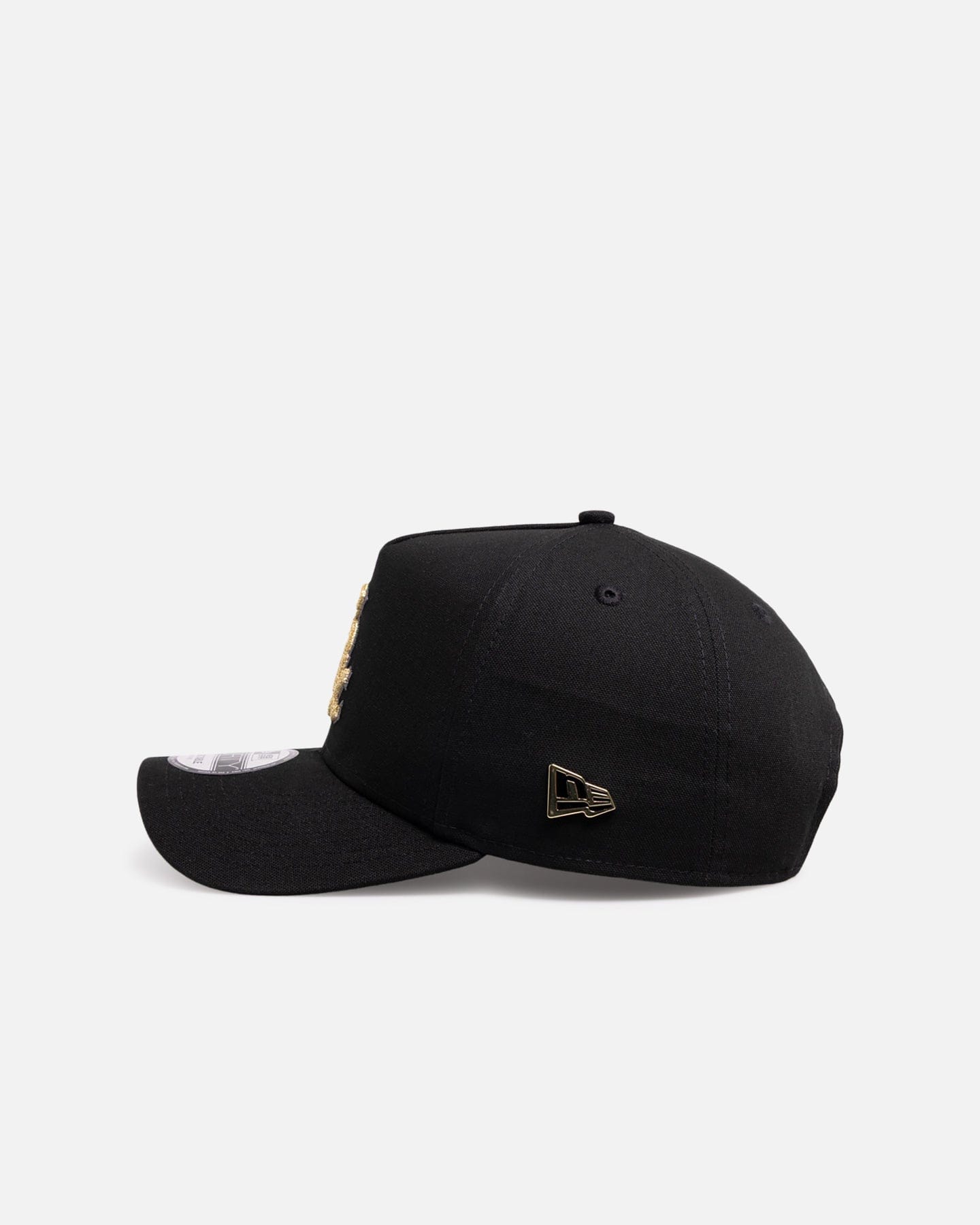 New Era Chicago White Sox Canvas Chainstitch Project x 9FORTY A - Frame Snapback Black/Gold