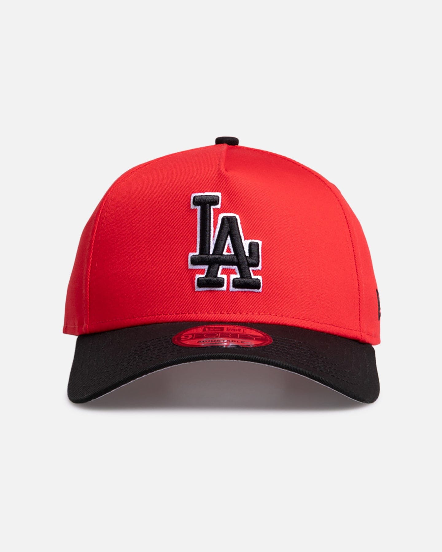 New Era Los Angeles Dodgers Two - Tone 9FORTY A - Frame Snapback Red/Black
