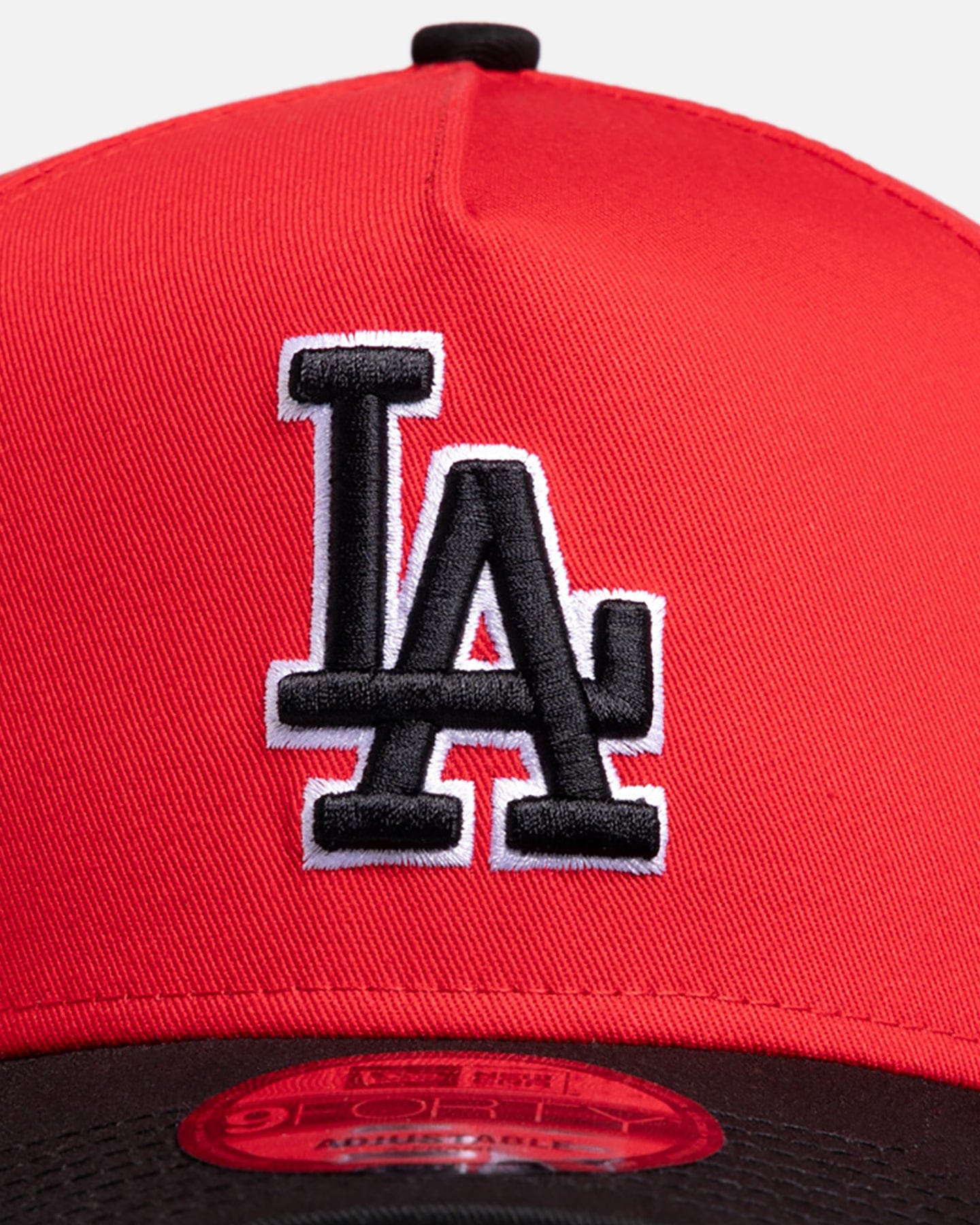 New Era Los Angeles Dodgers Two - Tone 9FORTY A - Frame Snapback Red/Black