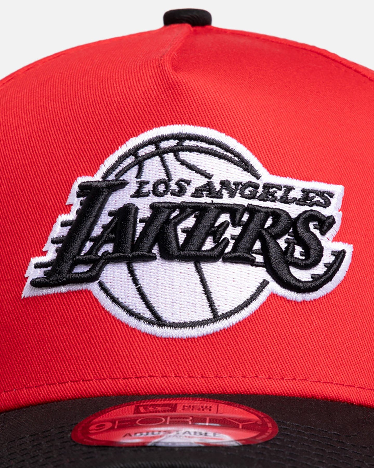 New Era Los Angeles Lakers Two - Tone 9FORTY A - Frame Snapback Red/Black